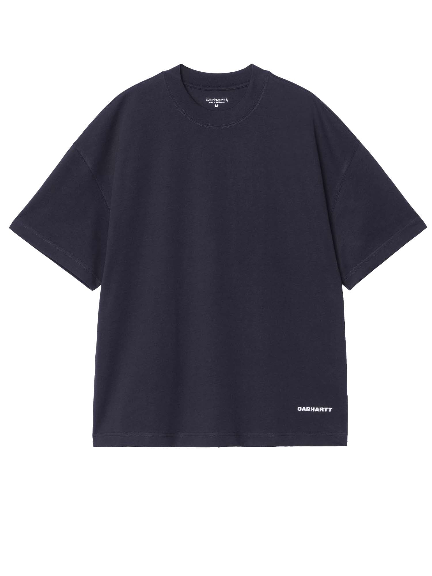 Carhartt Wip S/S Link Script T-Shirt Blu