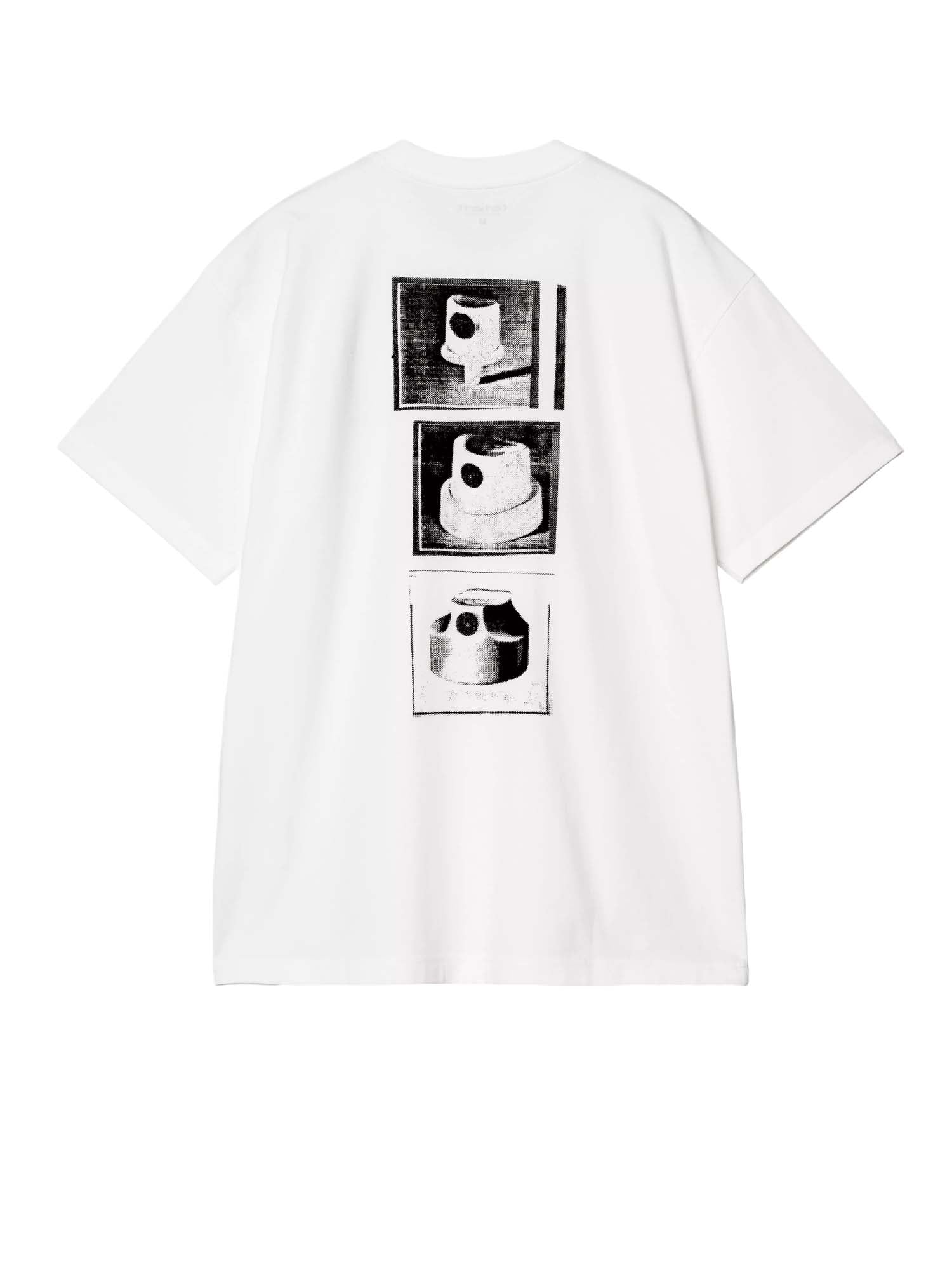 Carhartt Wip S/S Caps T-Shirt Bianco