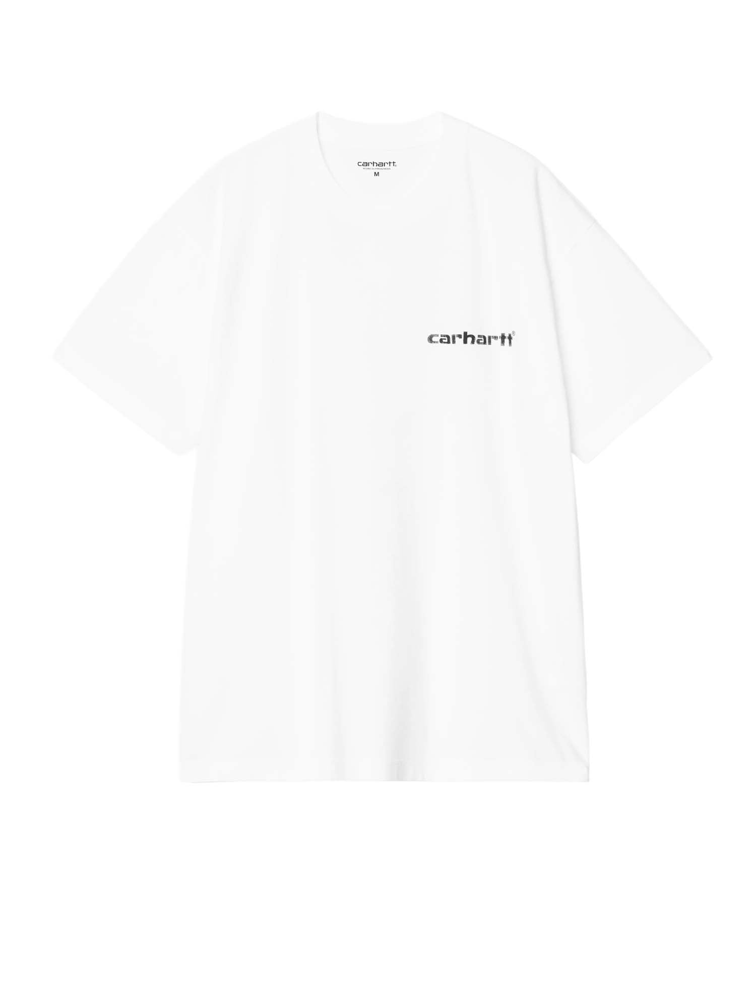 Carhartt Wip S/S Caps T-Shirt Bianco