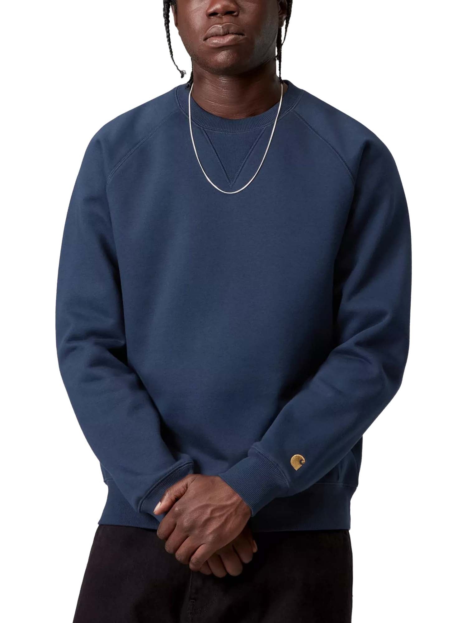 Carhartt Wip Chase Sweatshirt Blu