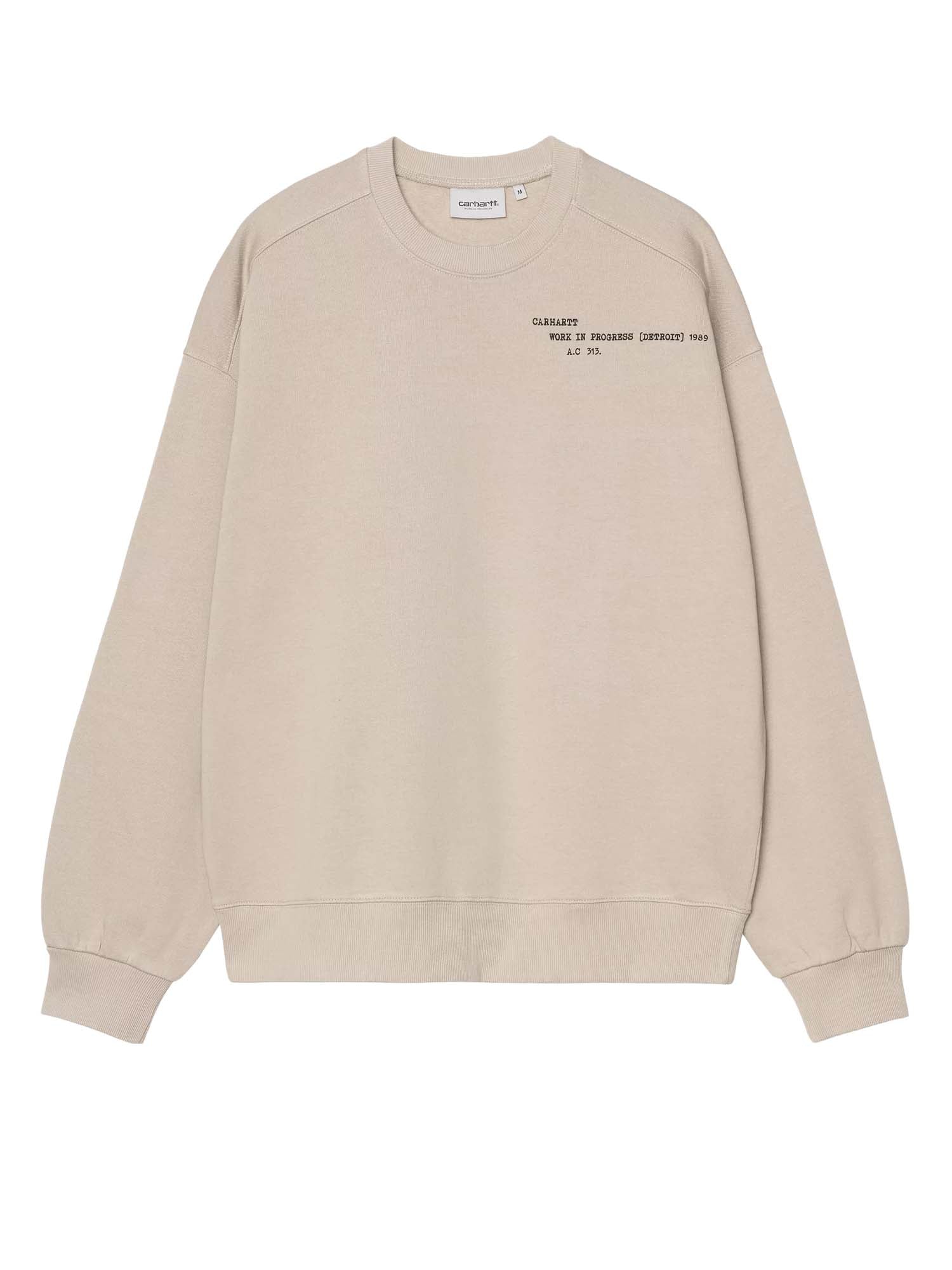 Carhartt Wip Punched Sweatshirt Beige