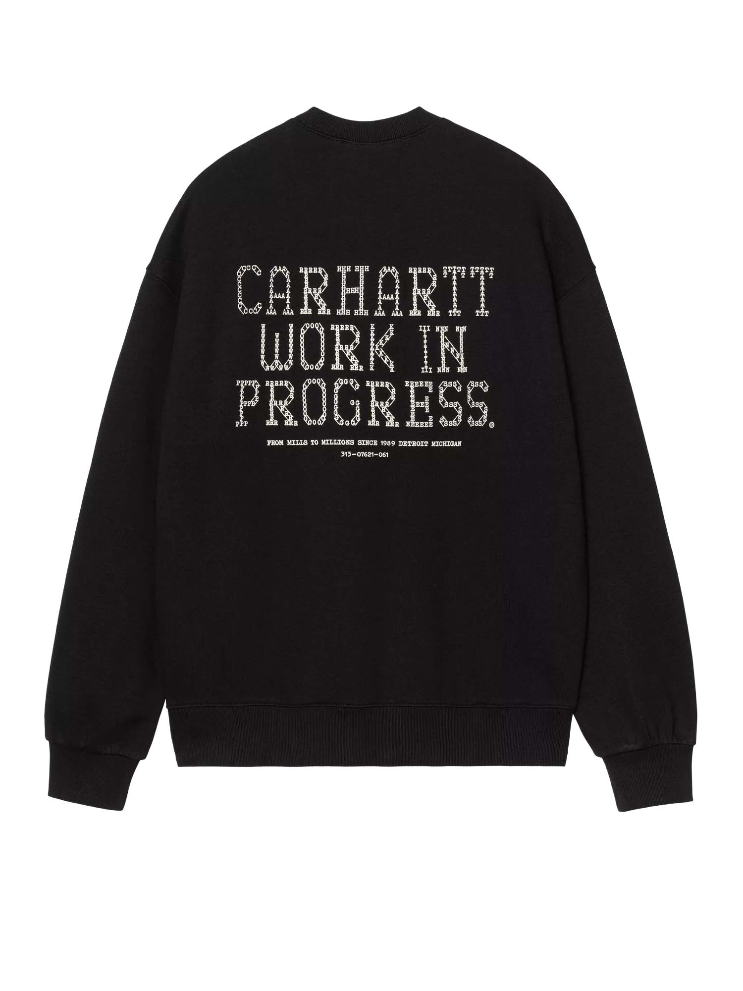 Carhartt Wip Punched Sweatshirt Nero