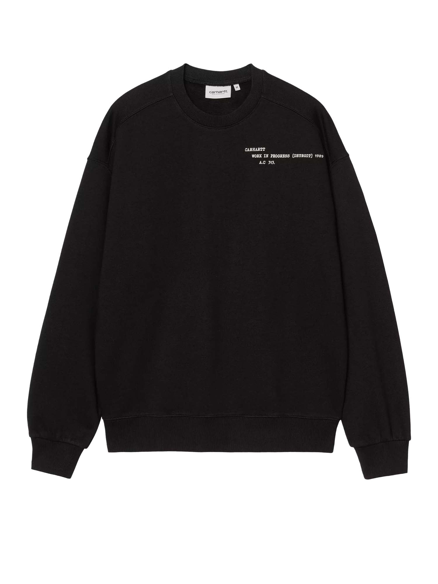 Carhartt Wip Punched Sweatshirt Nero