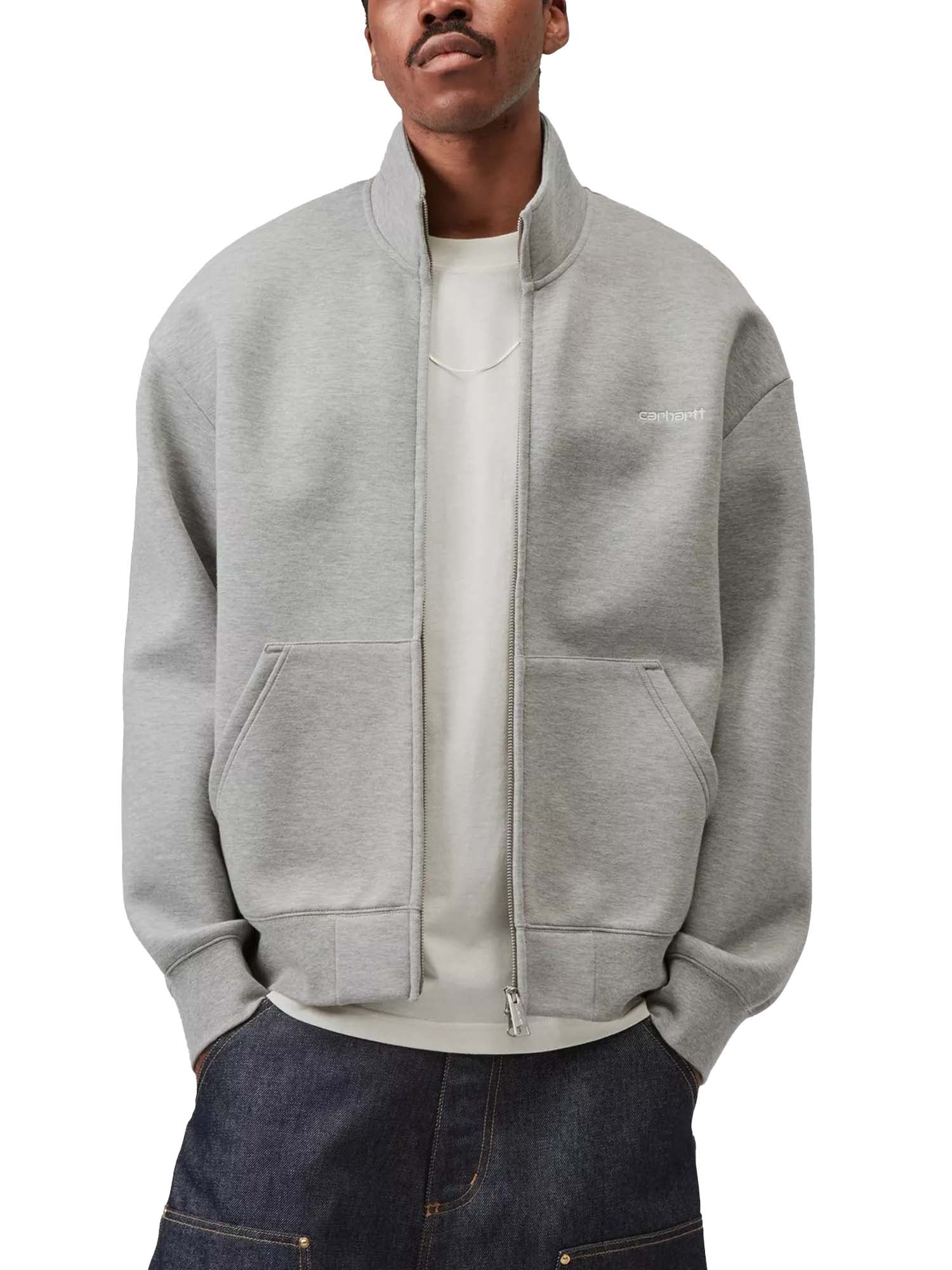 Carhartt Wip Alda Zip Sweat Jacket Grigio