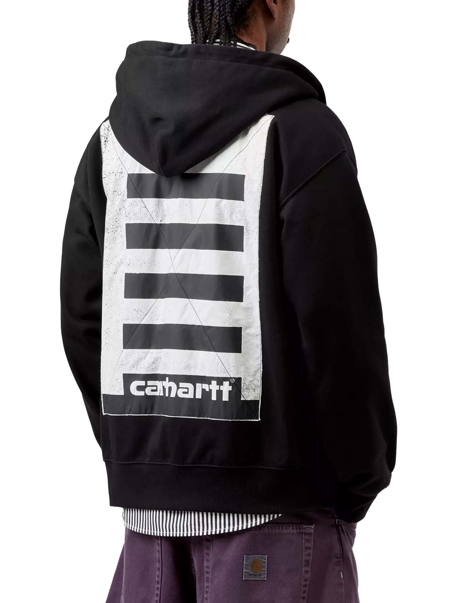Carhartt Wip Hooded Archive Lines Jacket Nero