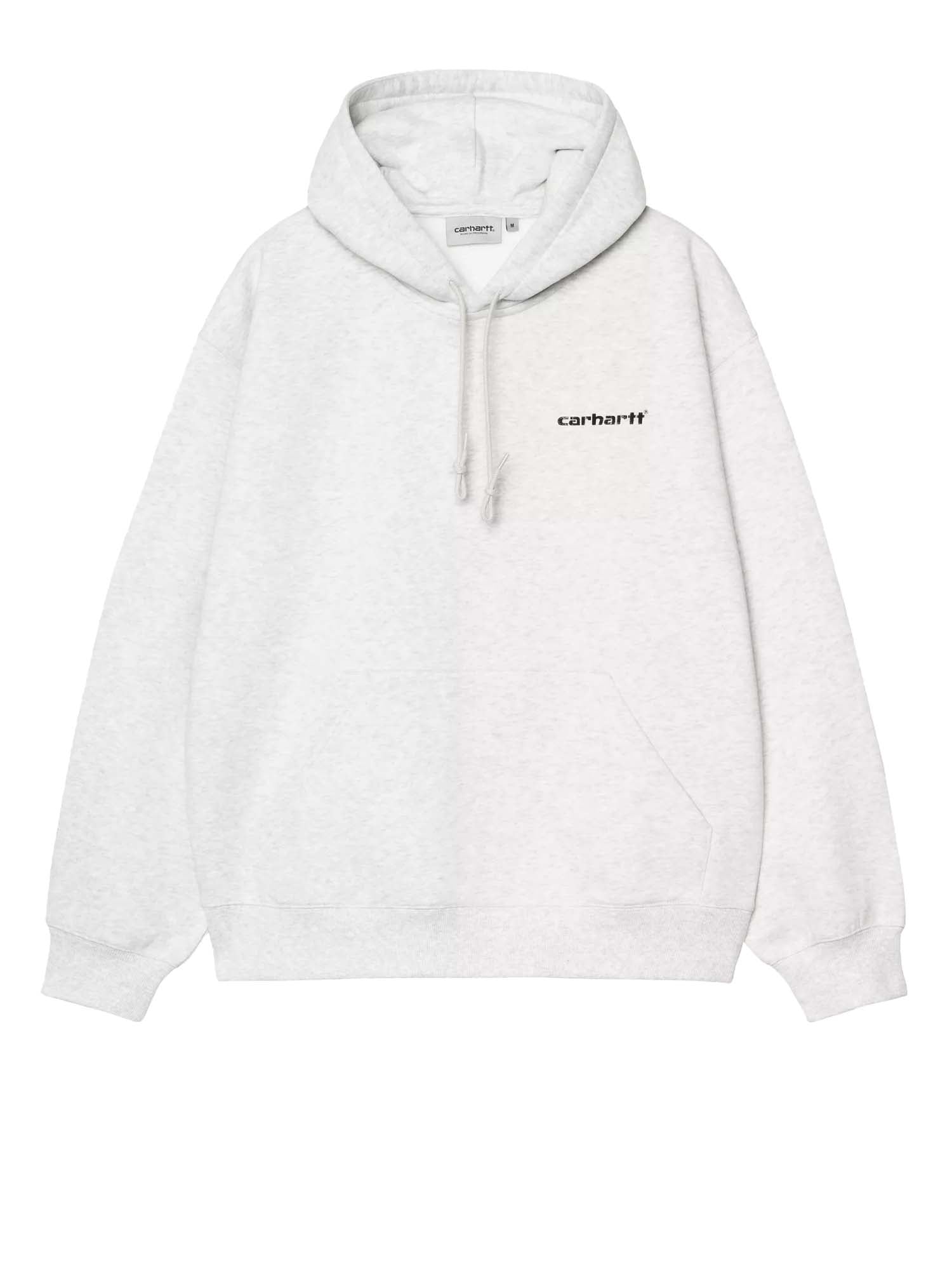 Carhartt Wip Hooded Caps Sweatshirt Grigio