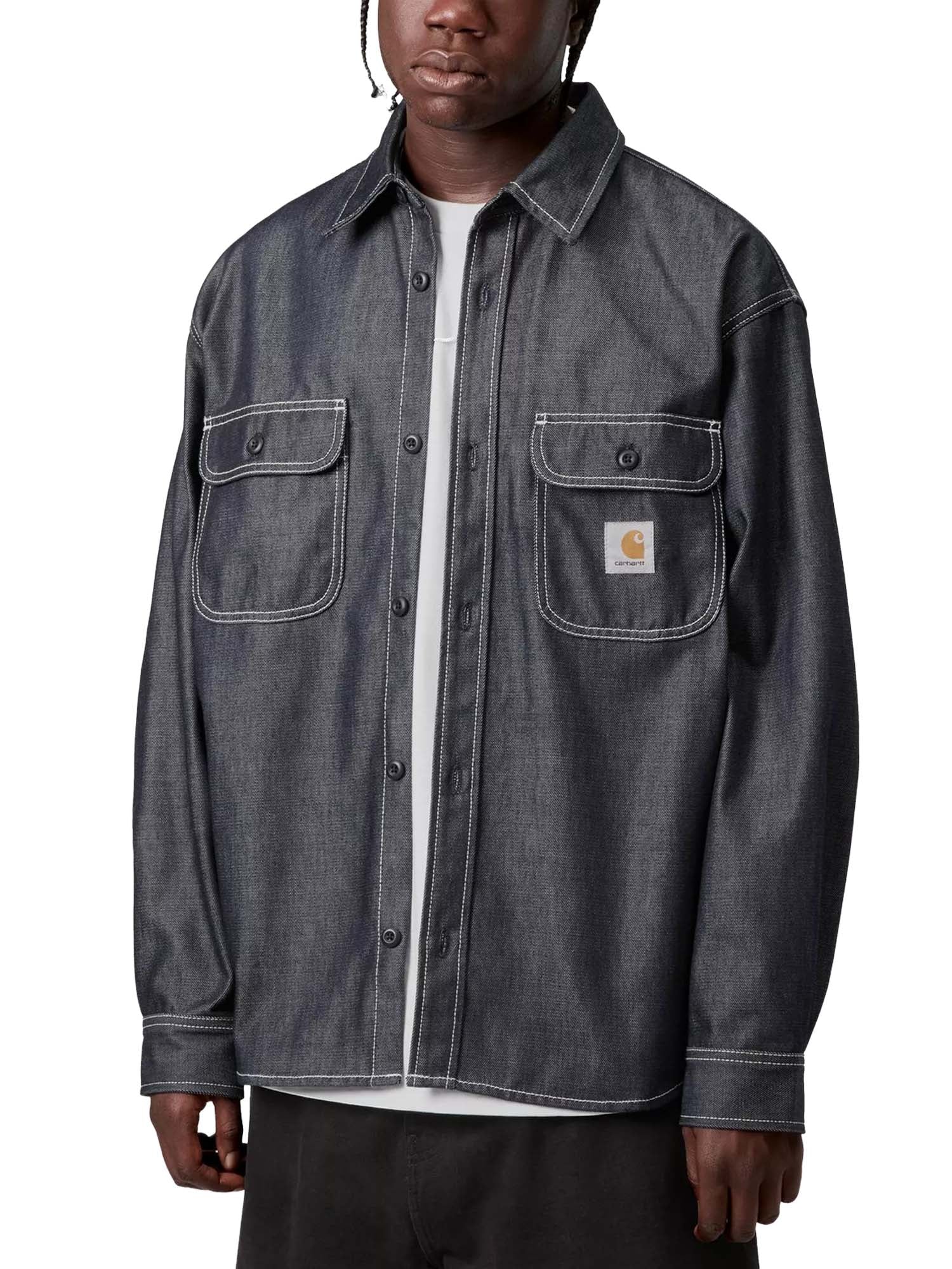 Carhartt Wip Tigan Shirt Jac Blu