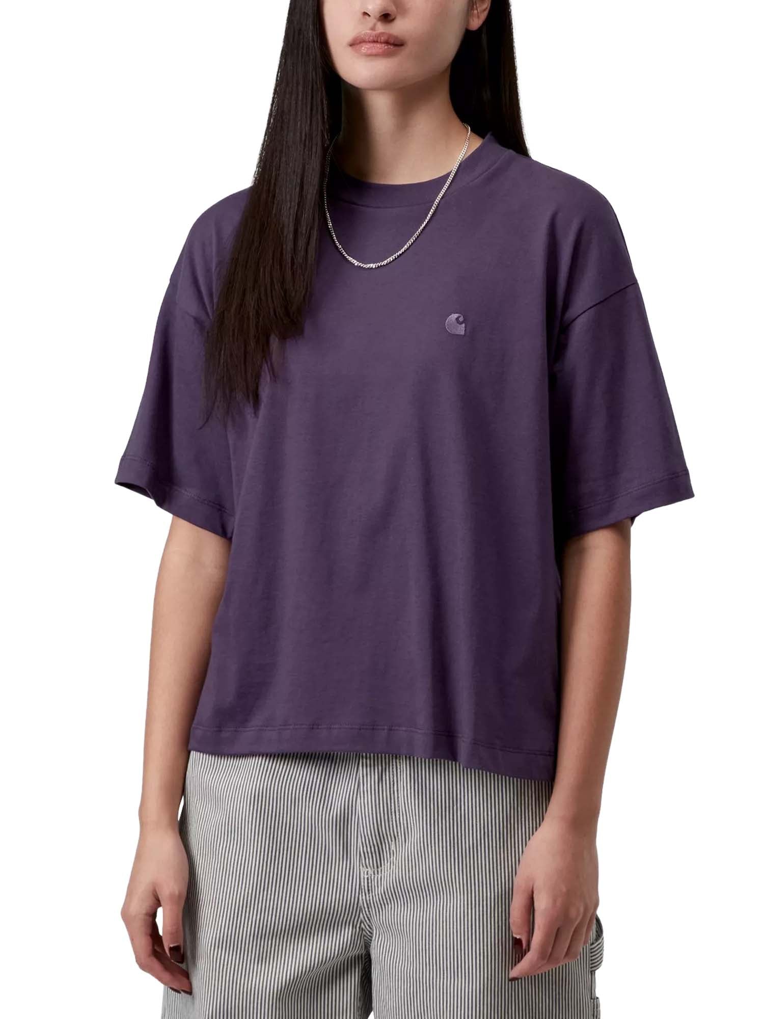 Carhartt Wip W' S/S Chester T-Shirt Viola