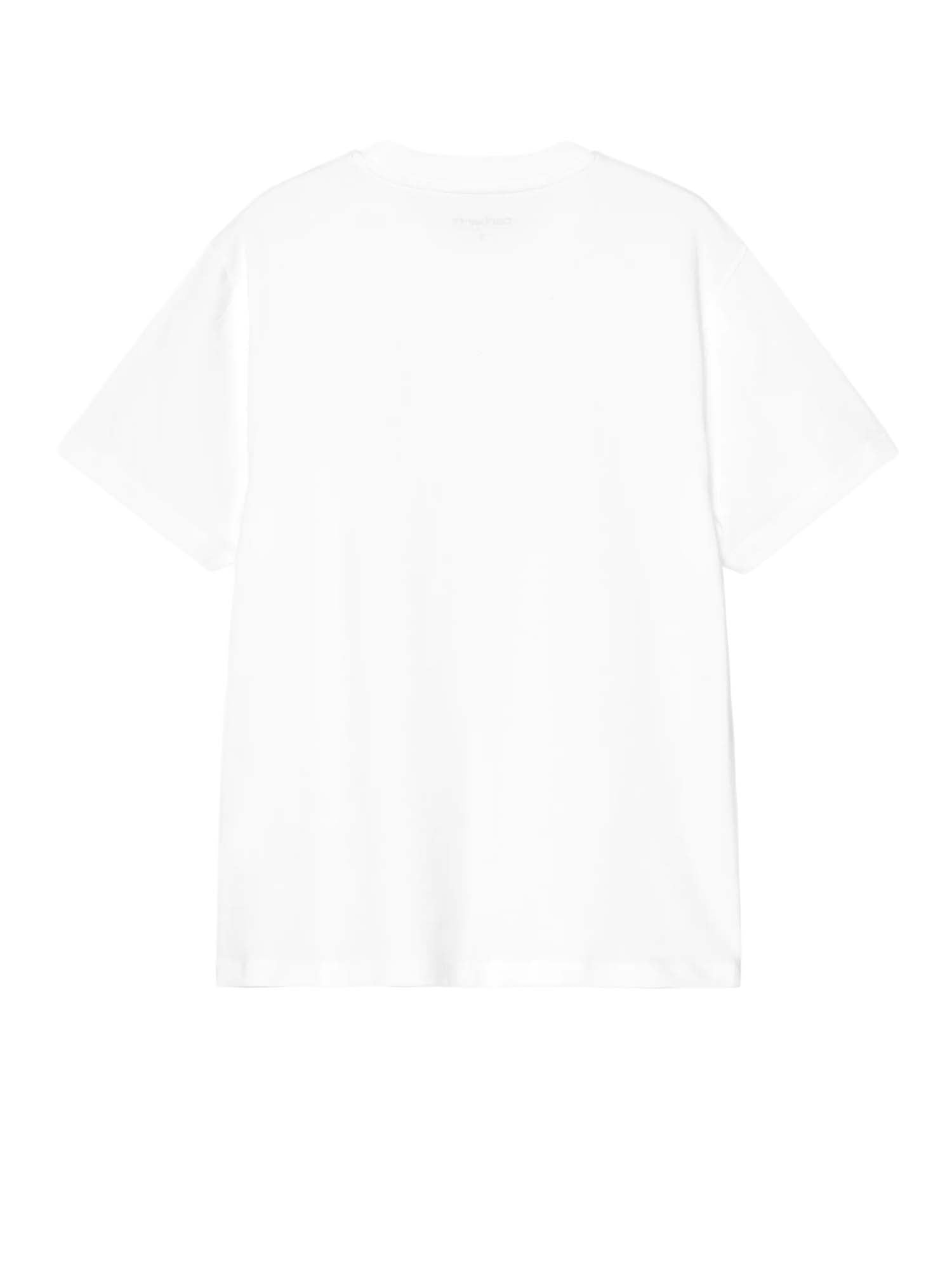 Carhartt Wip W' S/S Script Embroidery T-Shirt Bianco
