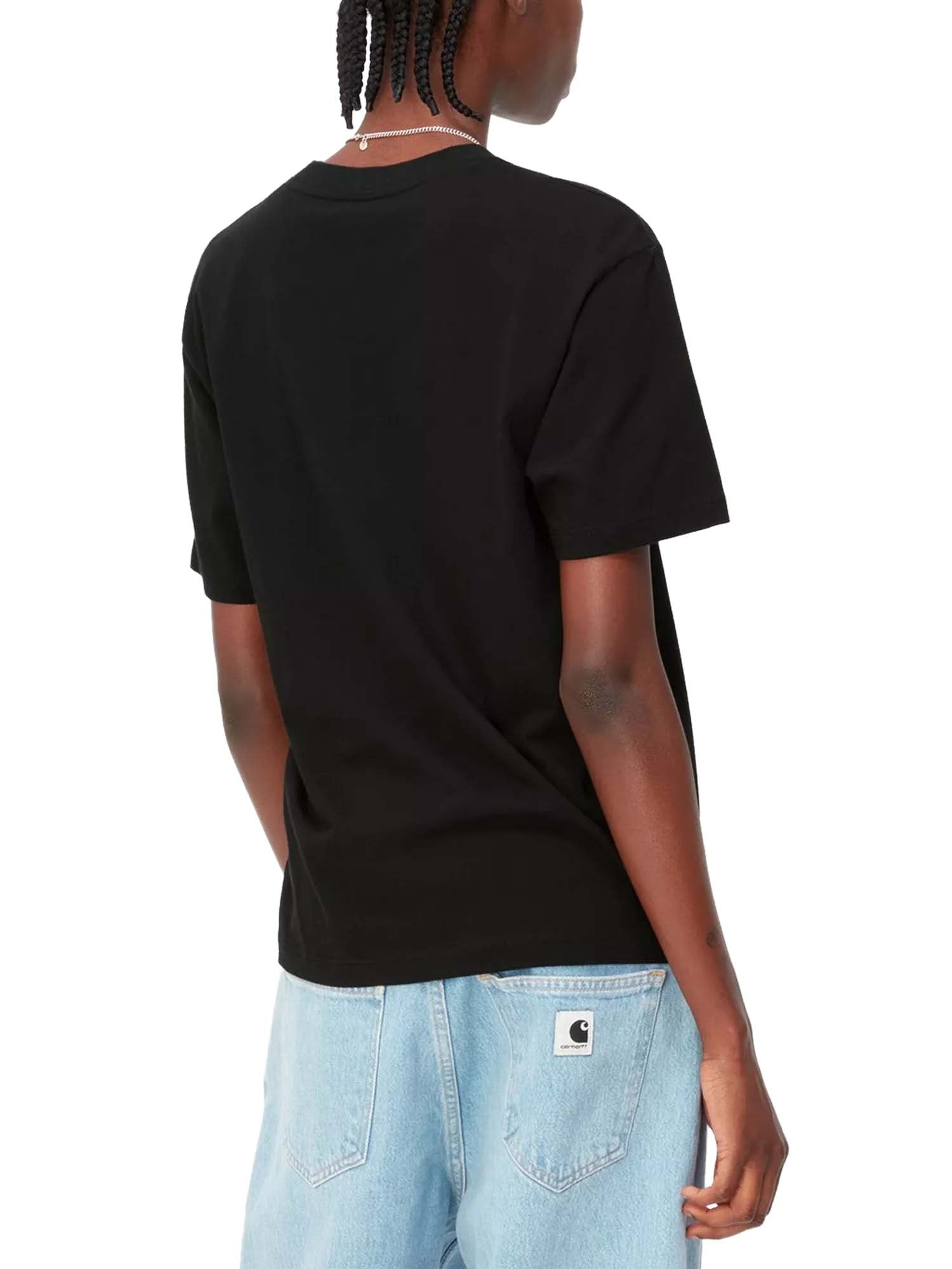 Carhartt Wip W' S/S Script Embroidery T-Shirt Nero