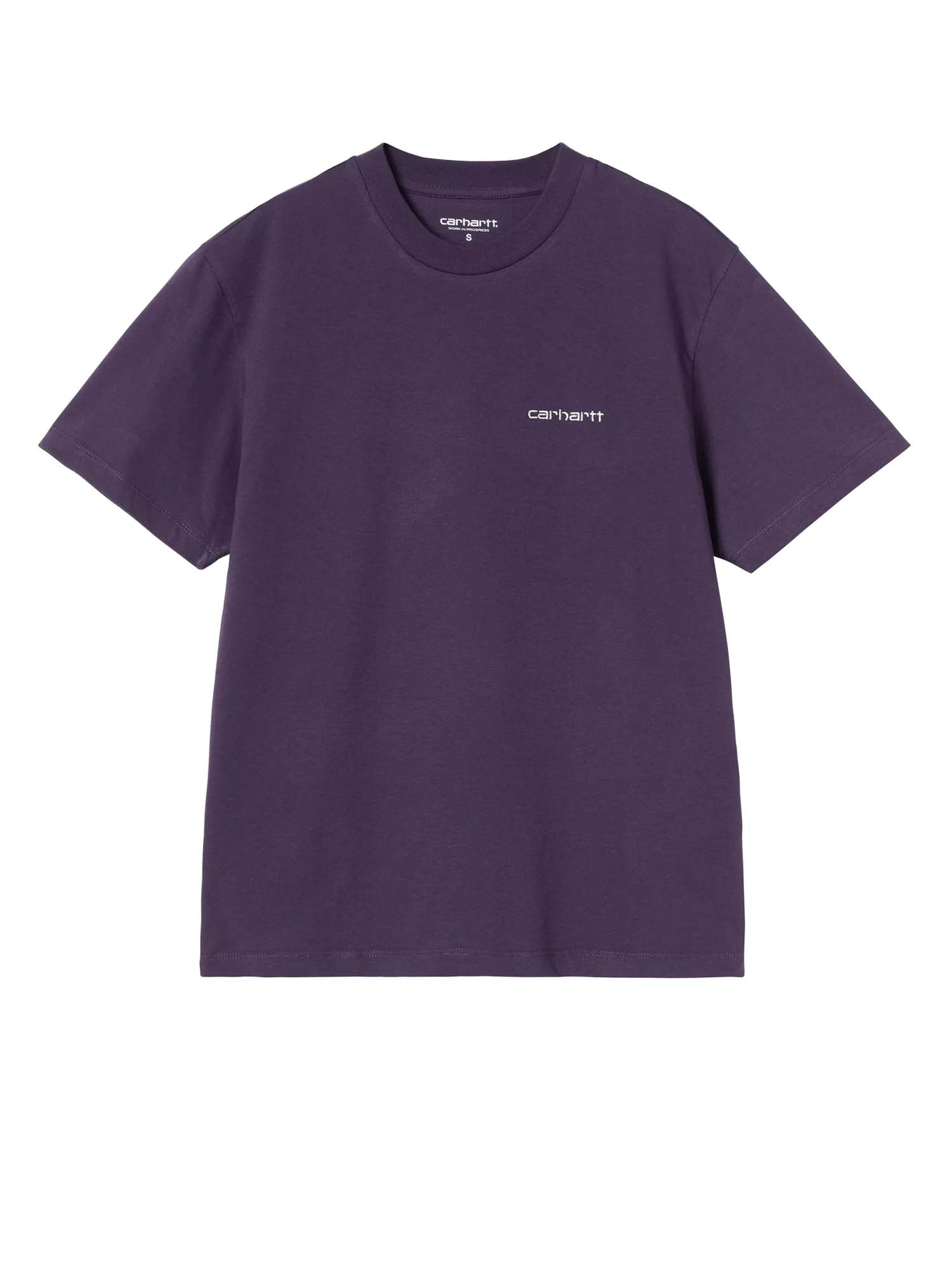Carhartt Wip W' S/S Script Embroidery T-Shirt Viola