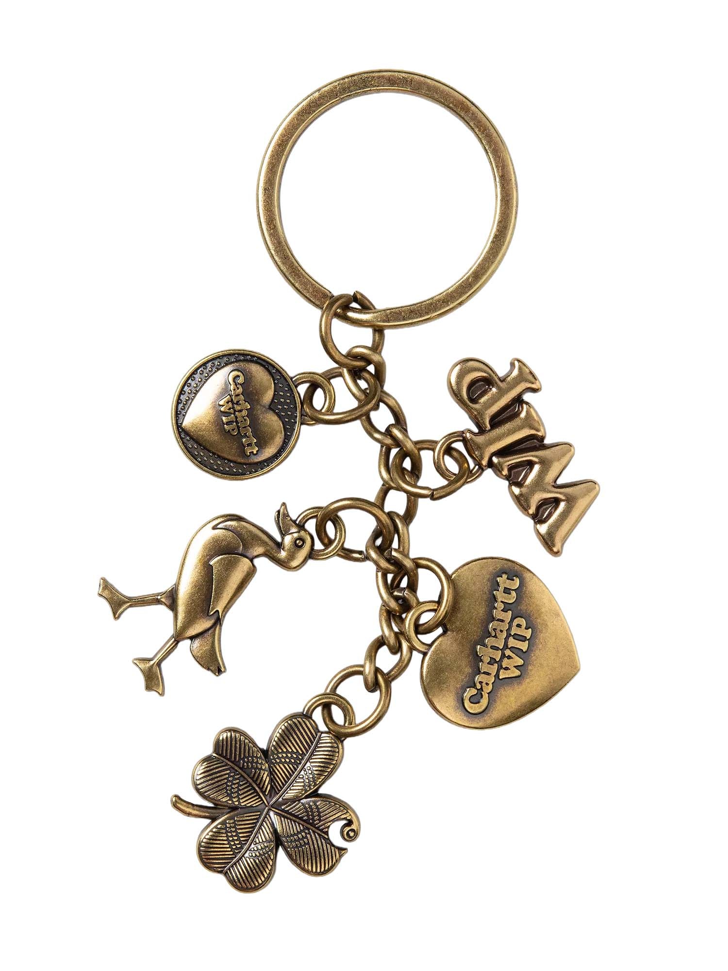 Carhartt Wip Charms Keychain Oro