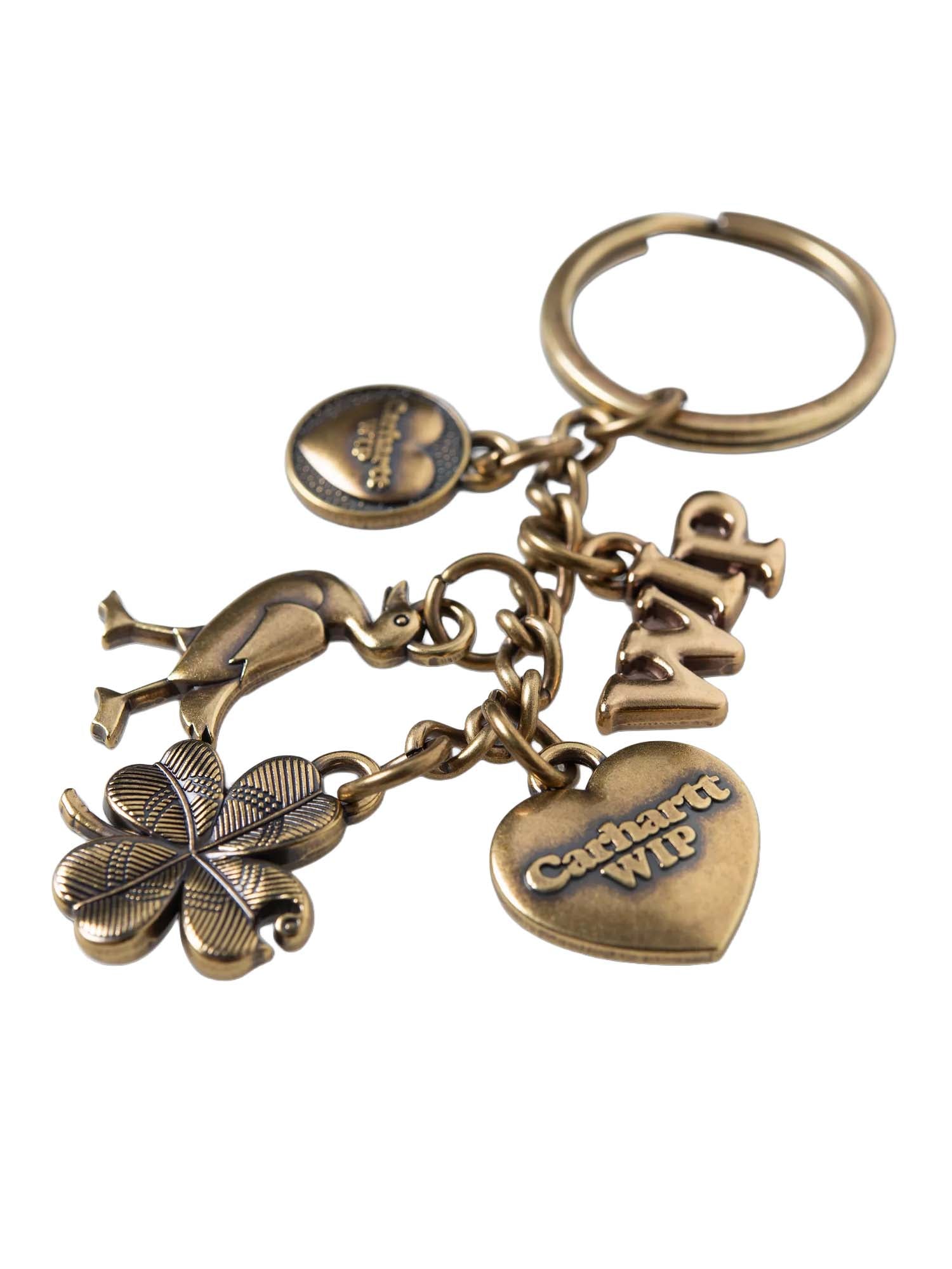 Carhartt Wip Charms Keychain Oro