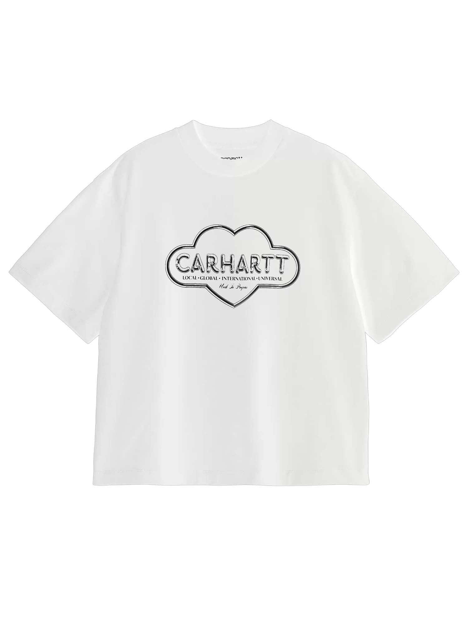 Carhartt Wip W' S/S Cloud Heart T-Shirt Bianco
