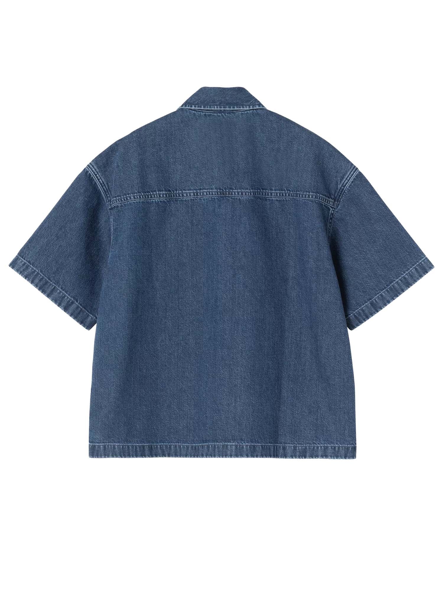 Carhartt Wip W' S/S Lovilia Shirt Blu