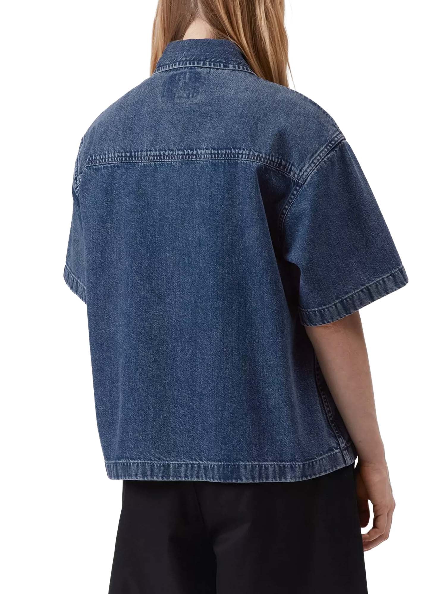 Carhartt Wip W' S/S Lovilia Shirt Blu