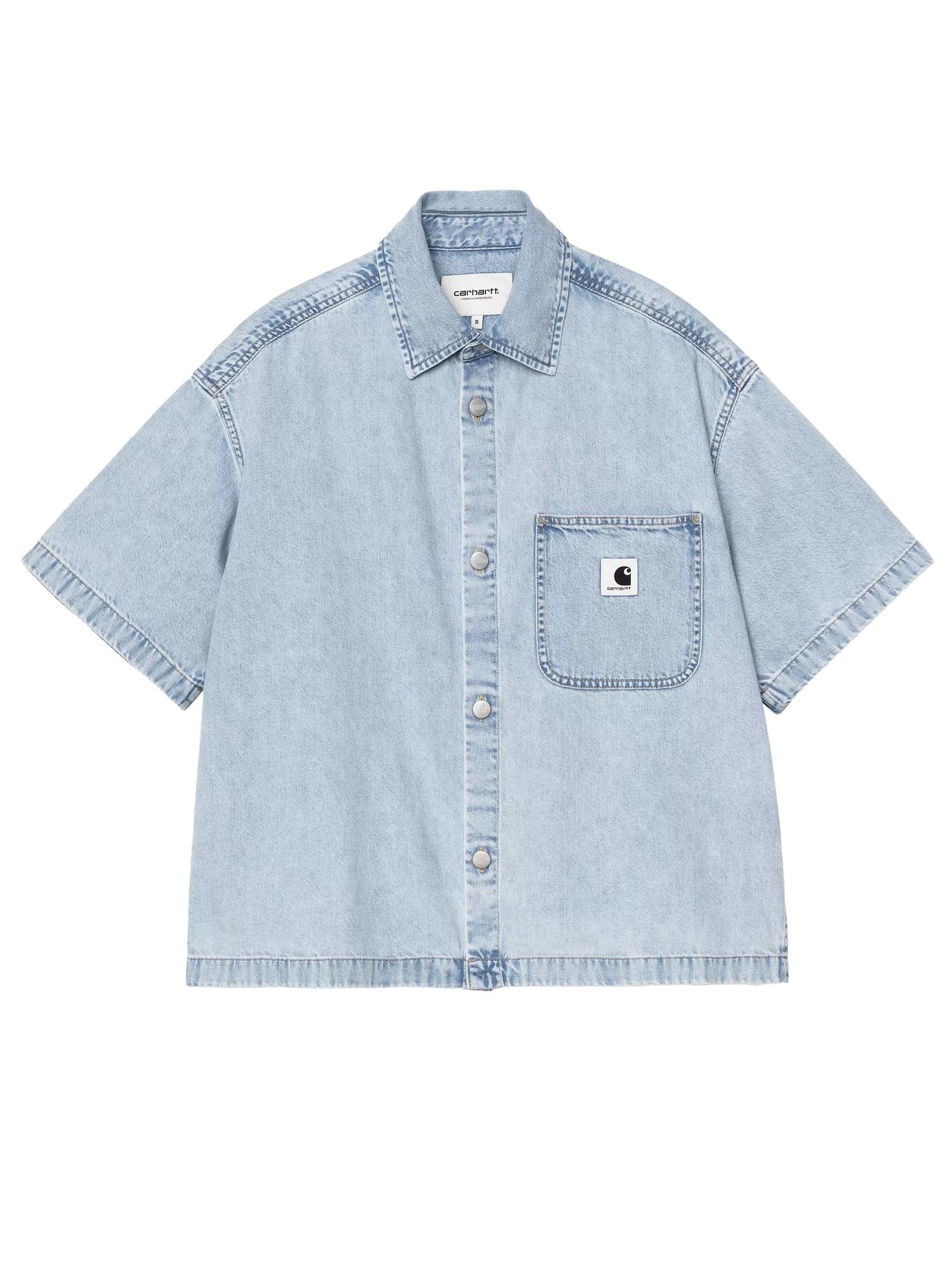 Carhartt Wip W' S/S Lovilia Shirt Blu