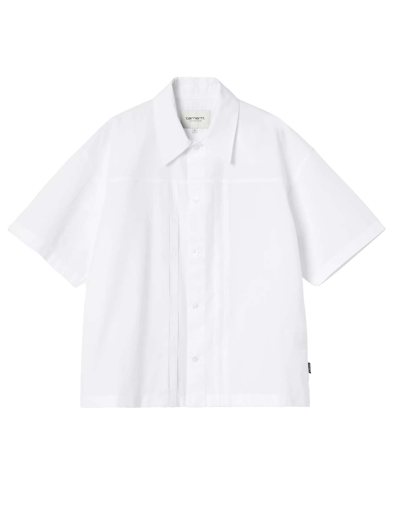 Carhartt Wip W' S/S Belmont Shirt Bianco