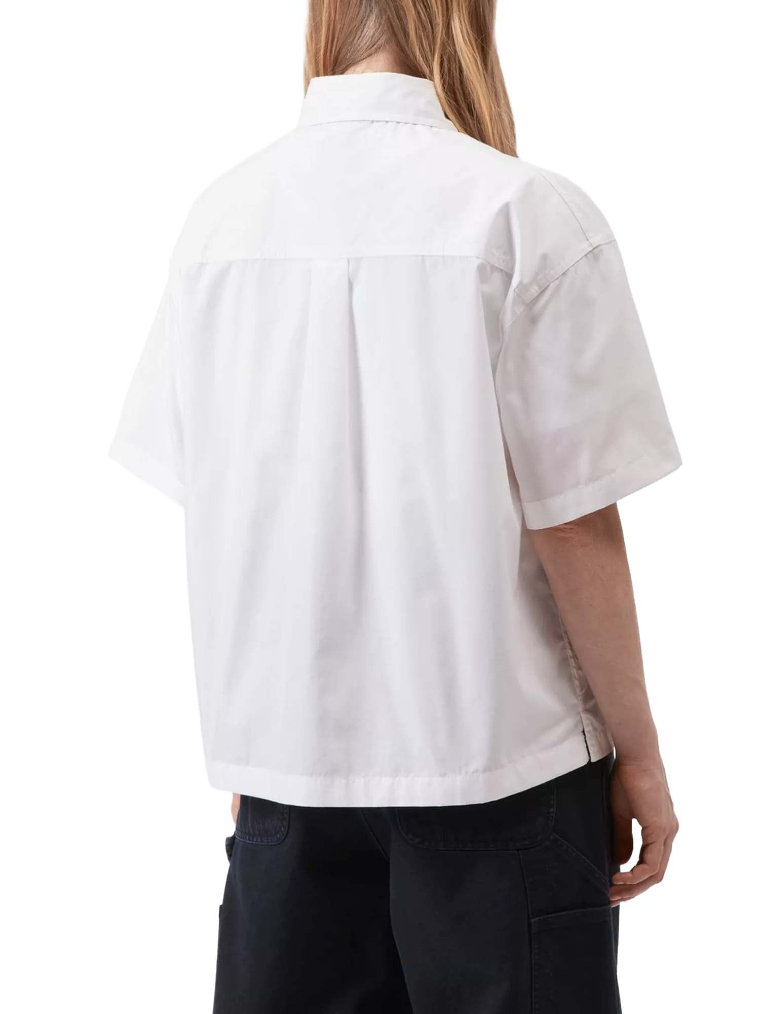Carhartt Wip W' S/S Belmont Shirt Bianco