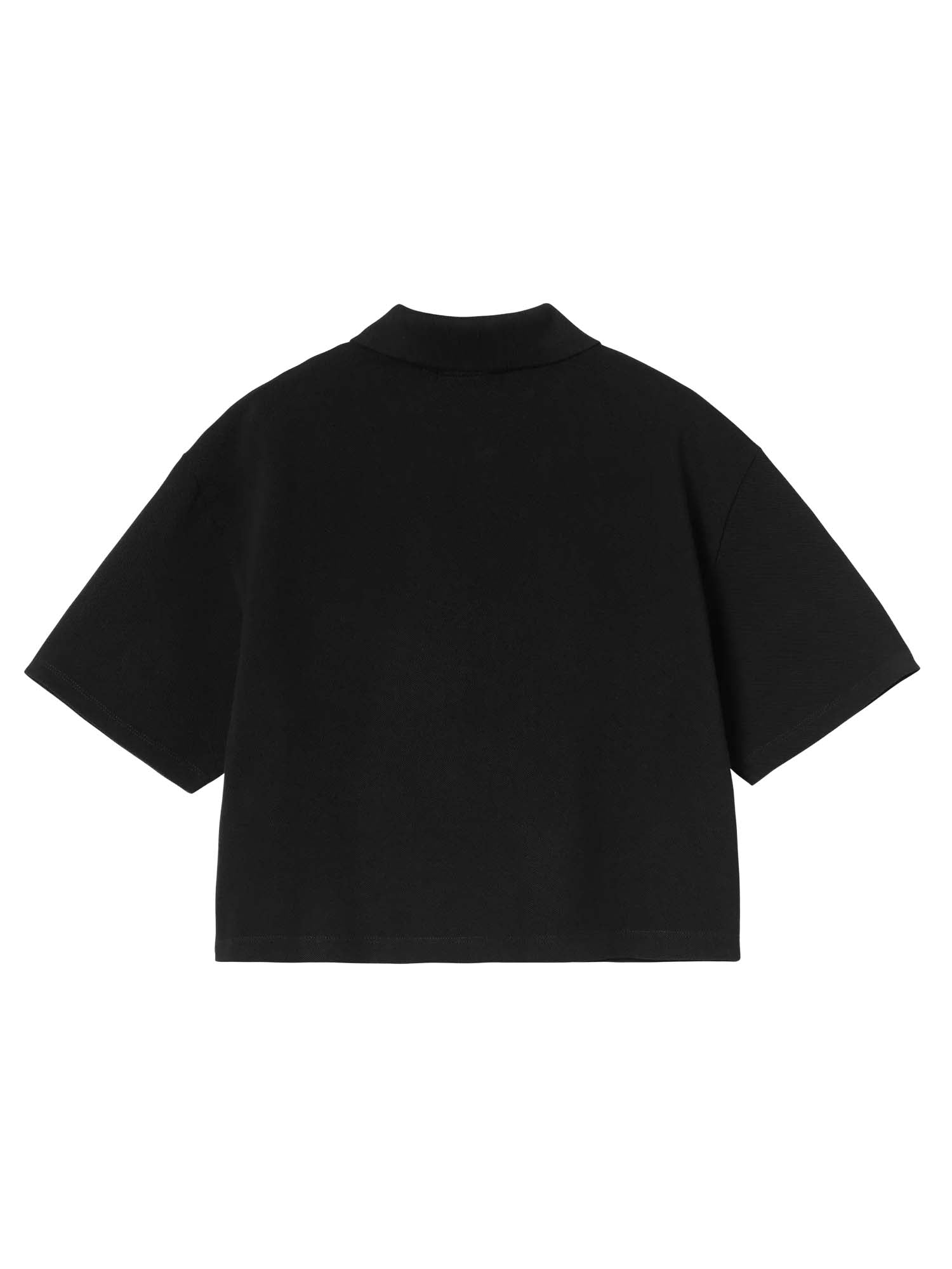 Carhartt Wip W' S/S Carhartt Script Polo T-Shirt Nero