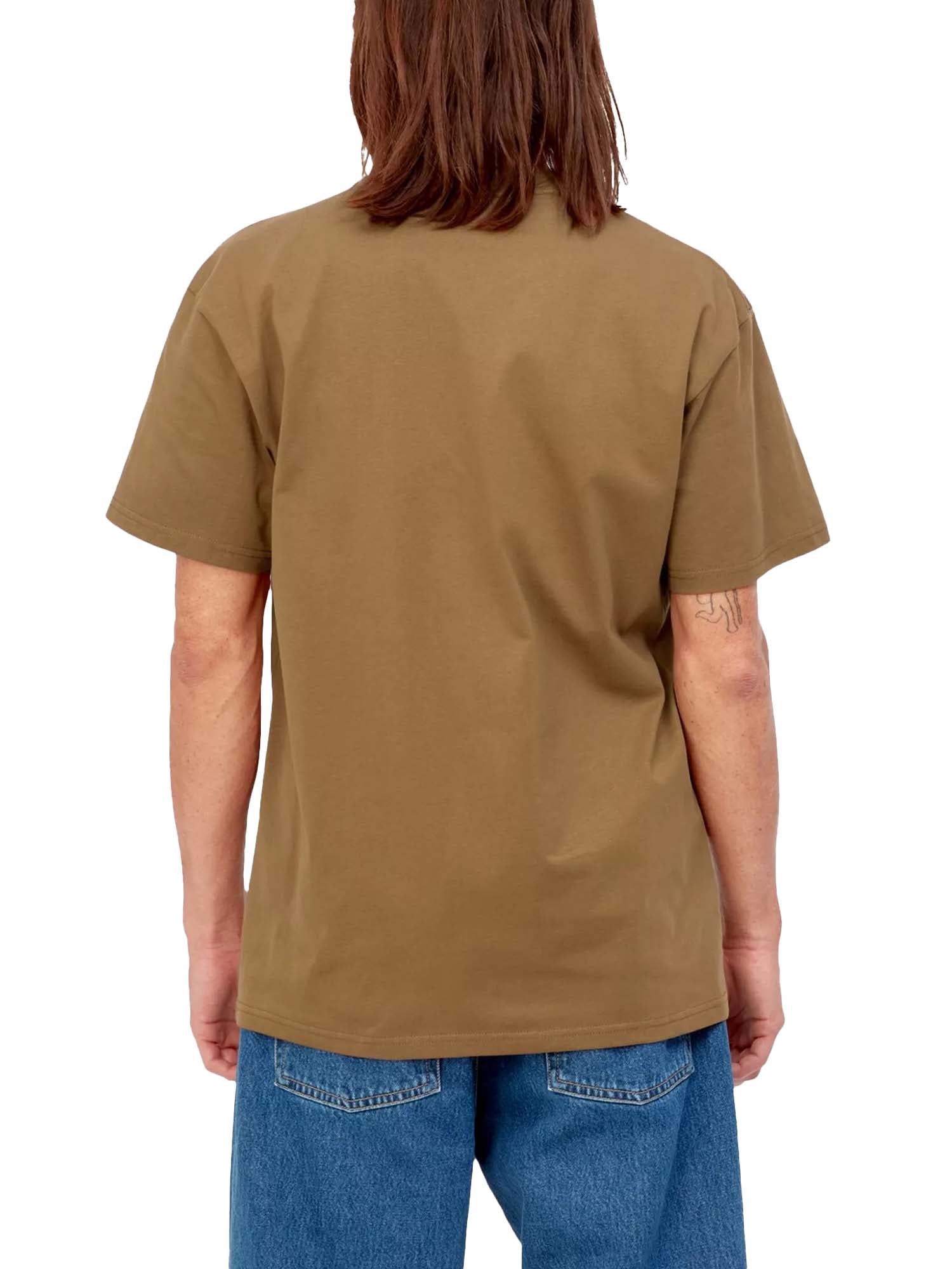 Carhartt Wip S/S Chase T-Shirt Marrone