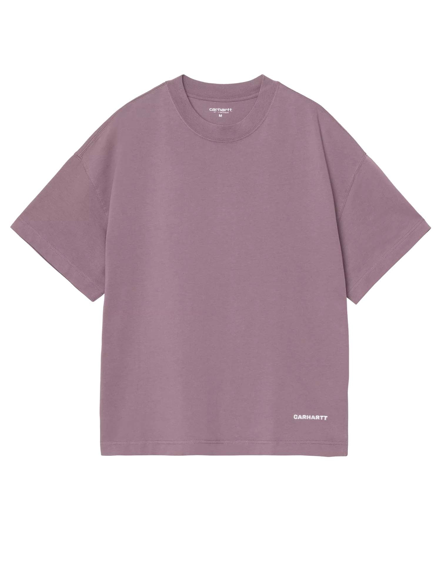 Carhartt Wip S/S Link Script T-Shirt Rosa