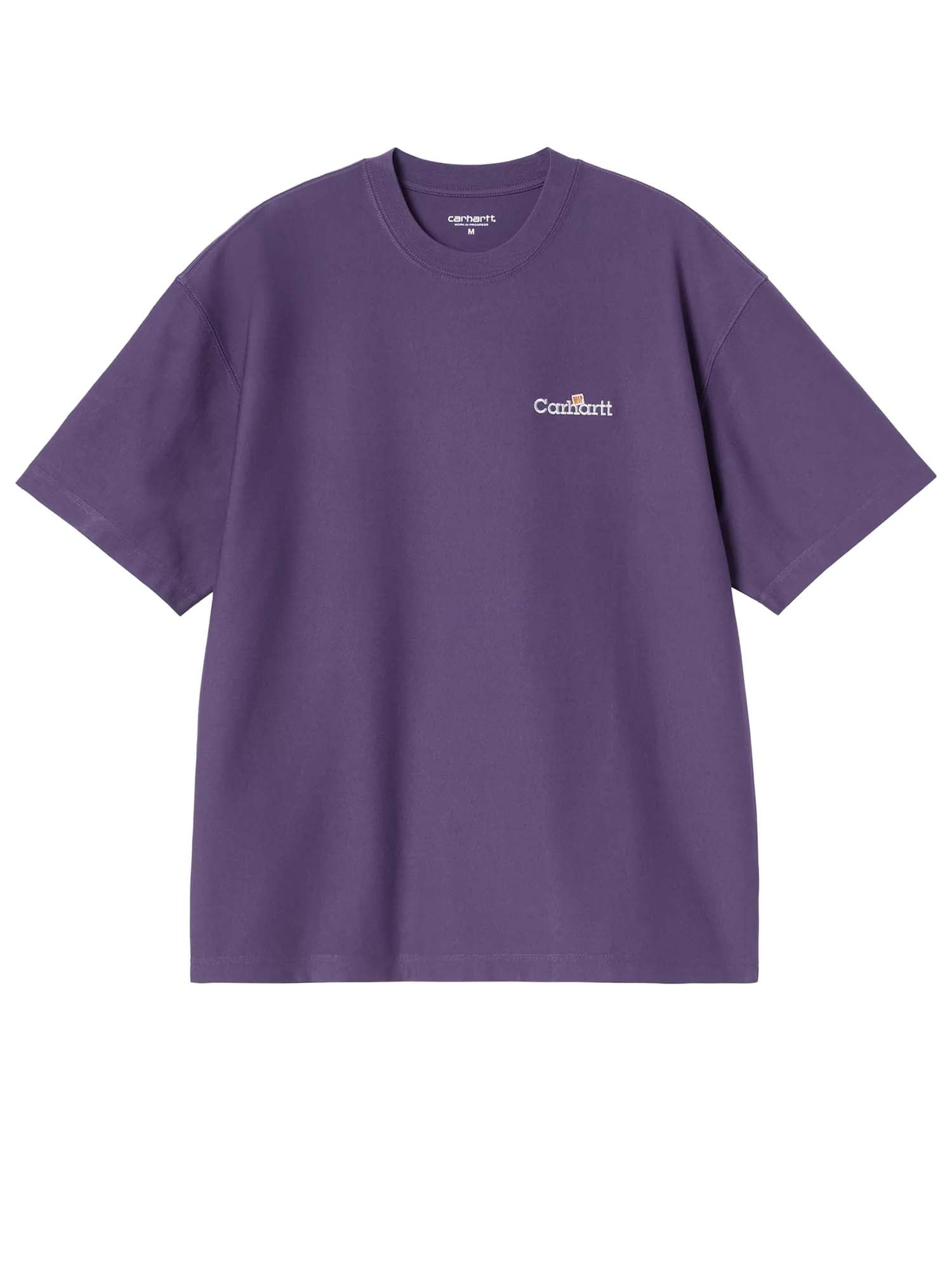 Carhartt Wip S/S WIP Label T-Shirt Viola