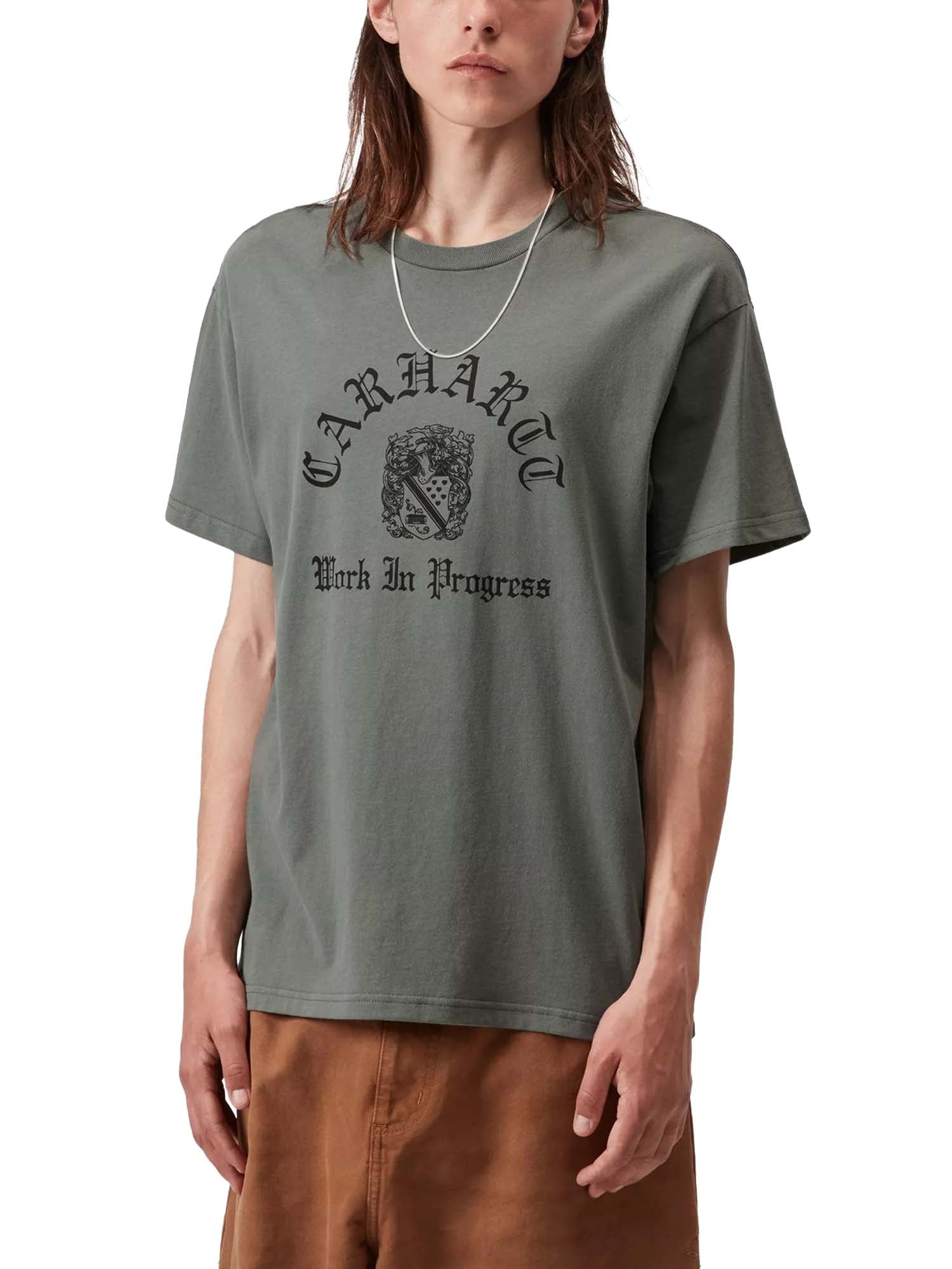 Carhartt Wip S/S Coat Of Arms T-Shirt Verde