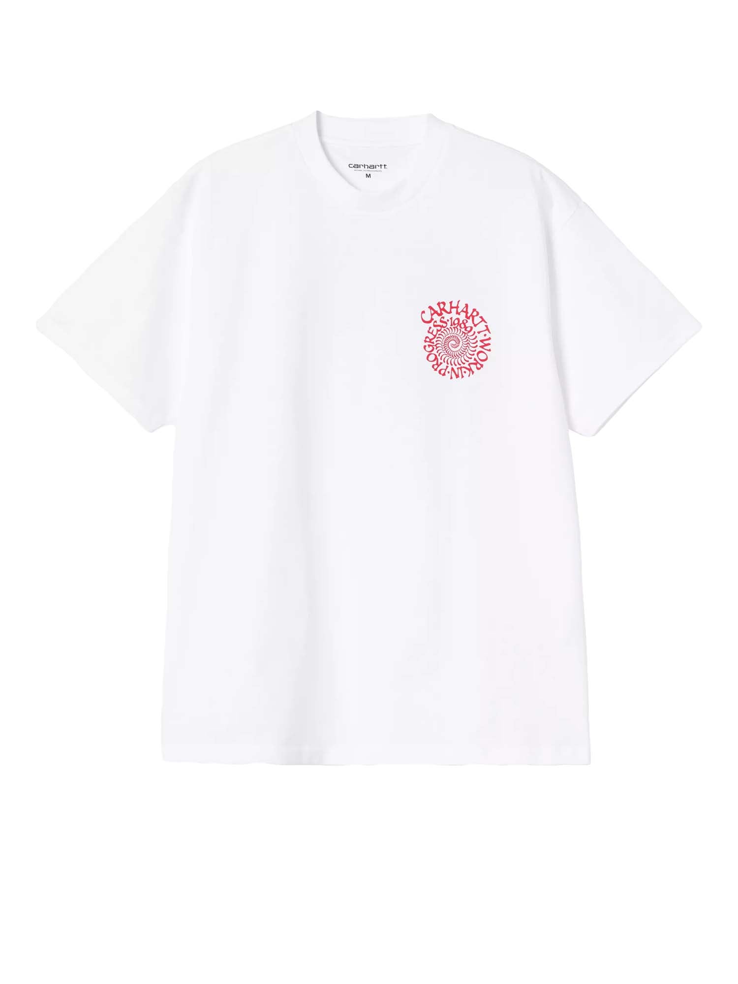 Carhartt Wip S/S Spirals T-Shirt Bianco