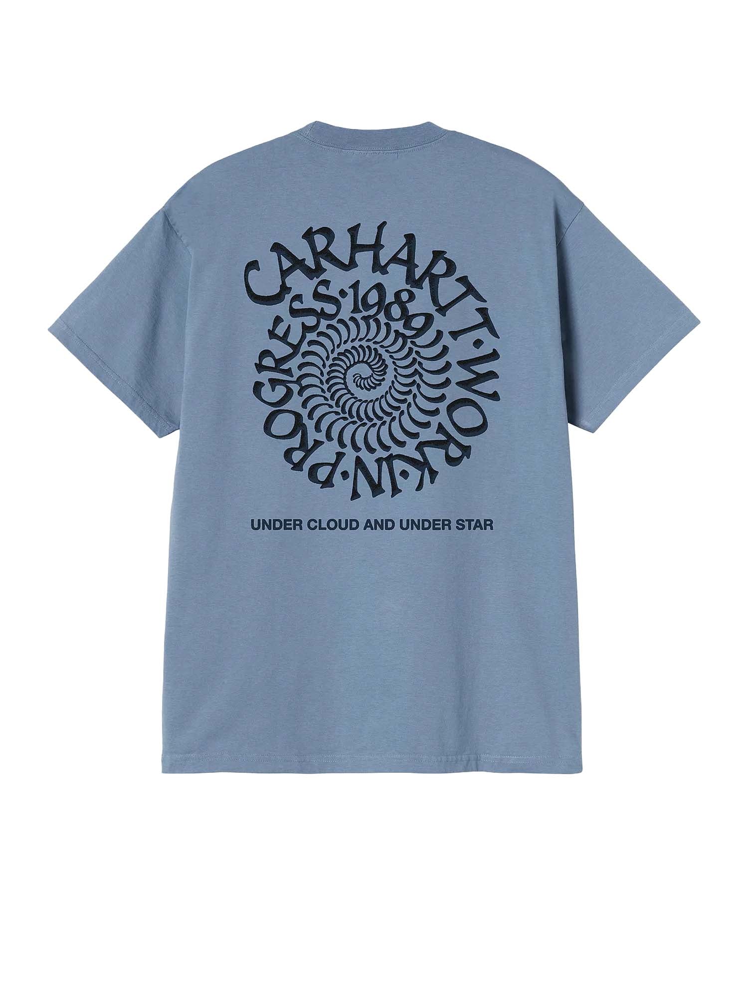 Carhartt Wip S/S Spirals T-Shirt Azzurro