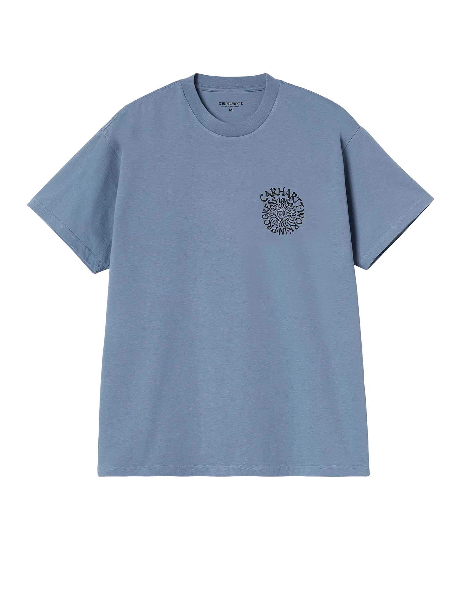 Carhartt Wip S/S Spirals T-Shirt Azzurro