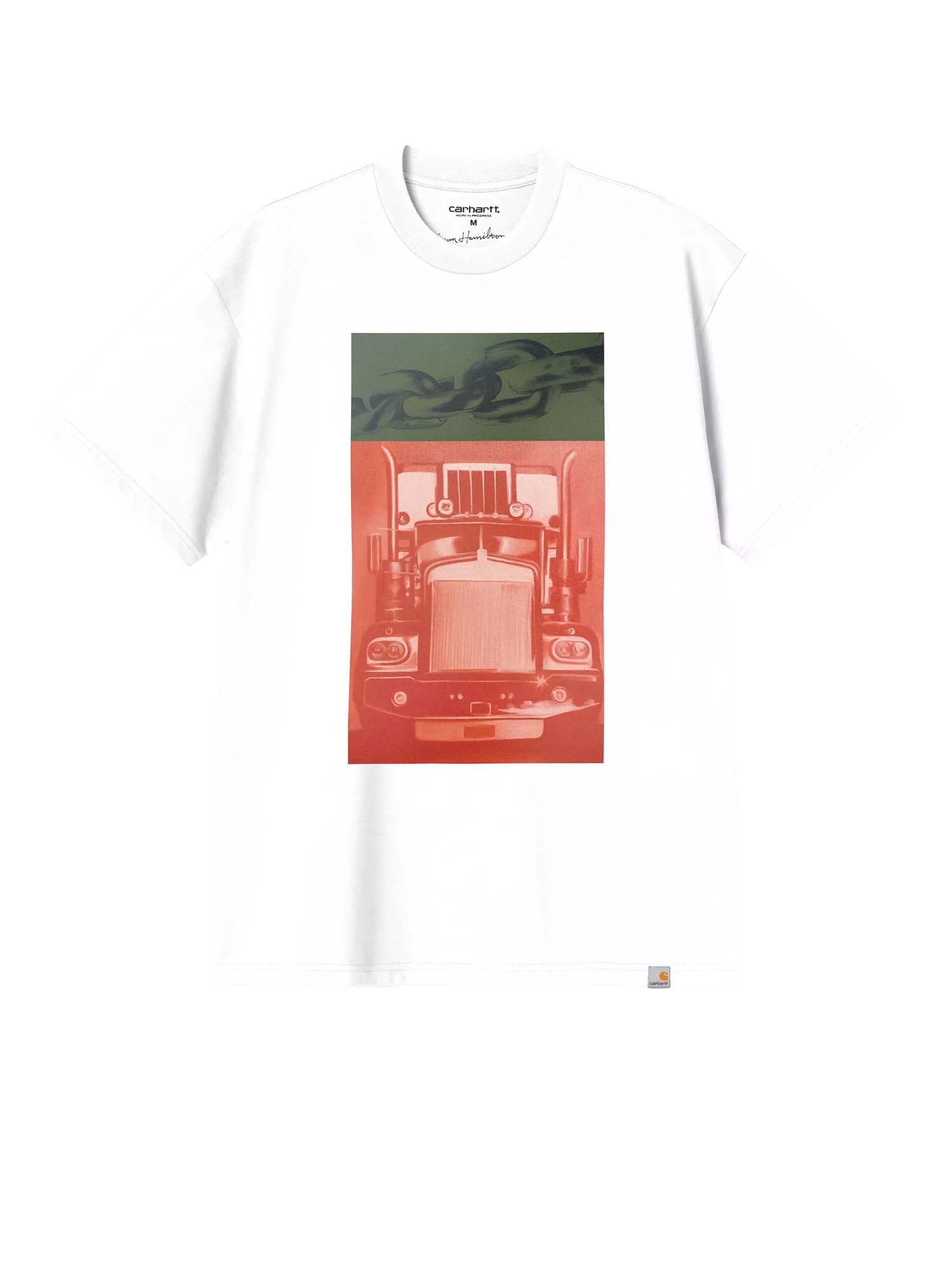 Carhartt Wip S/S Sean Hamilton 01 T-Shirt Bianco