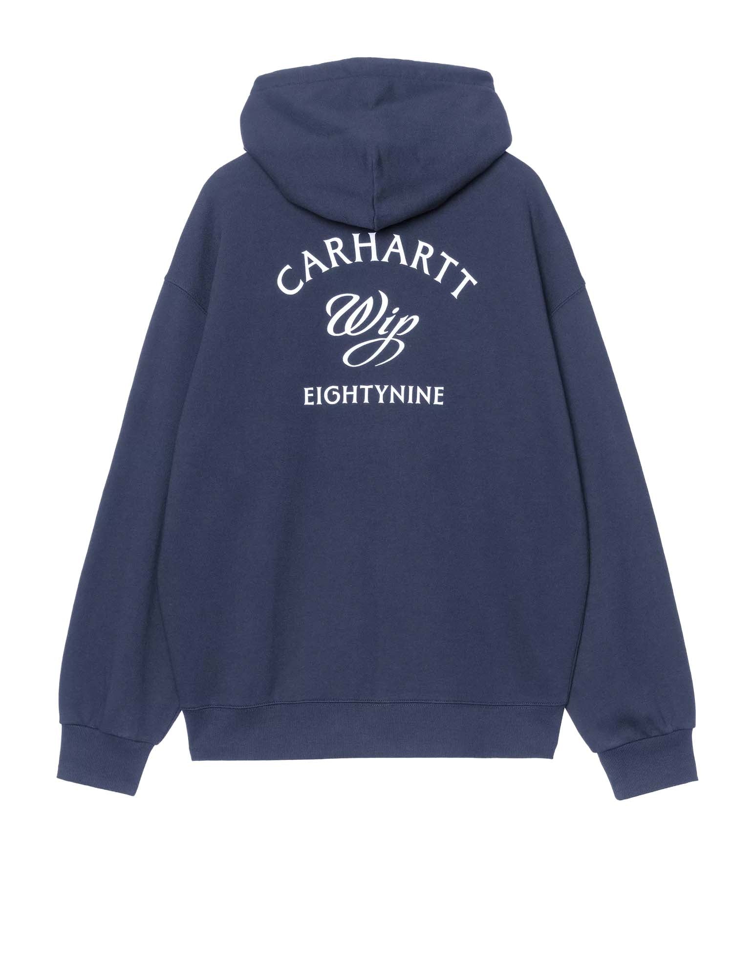 Carhartt Wip Hooded Eightynine Sweat Jacket Blu