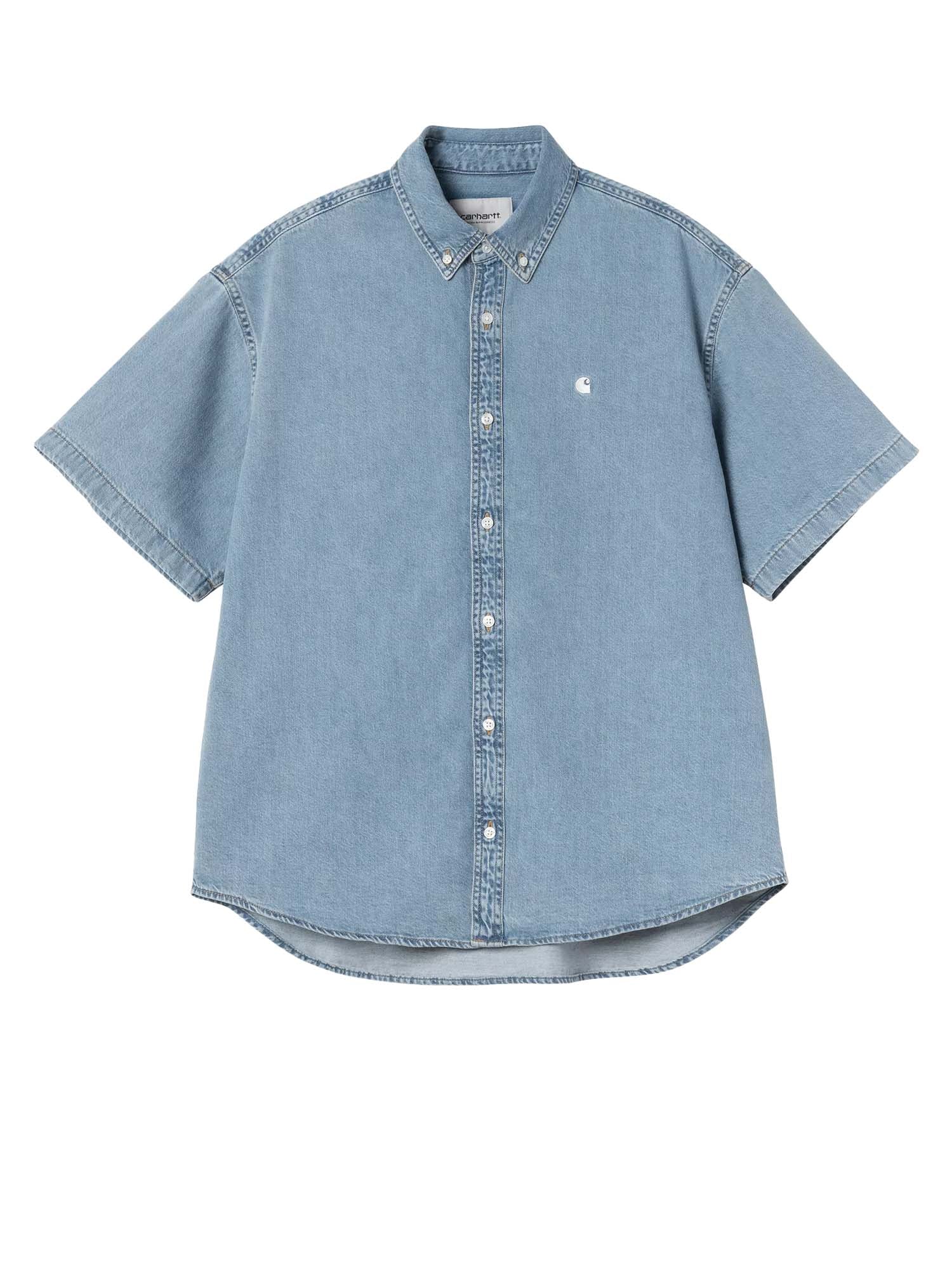 Carhartt Wip S/S Lucas Shirt Azzurro