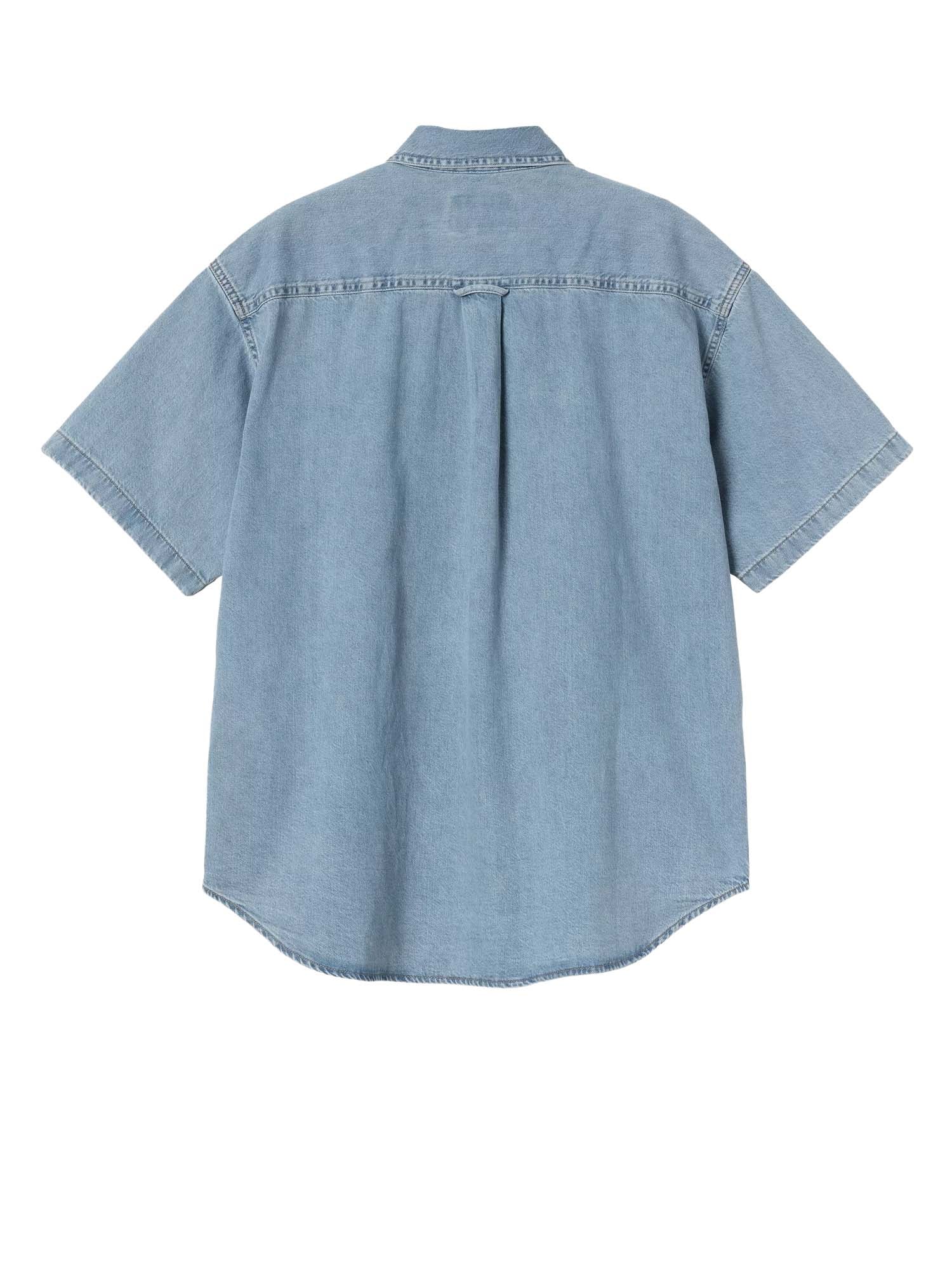 Carhartt Wip S/S Lucas Shirt Azzurro