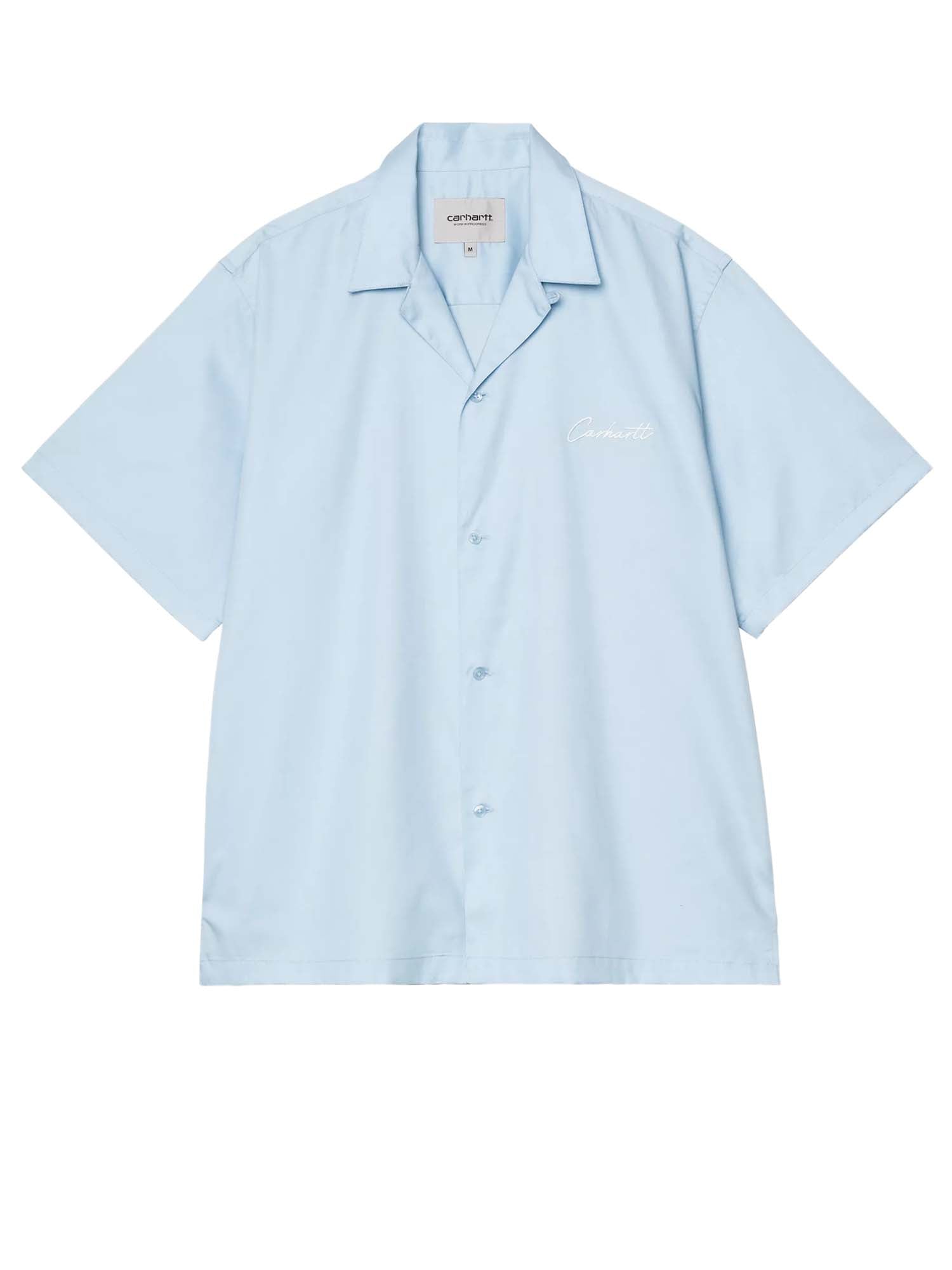 Carhartt Wip S/S Delray Shirt Azzurro