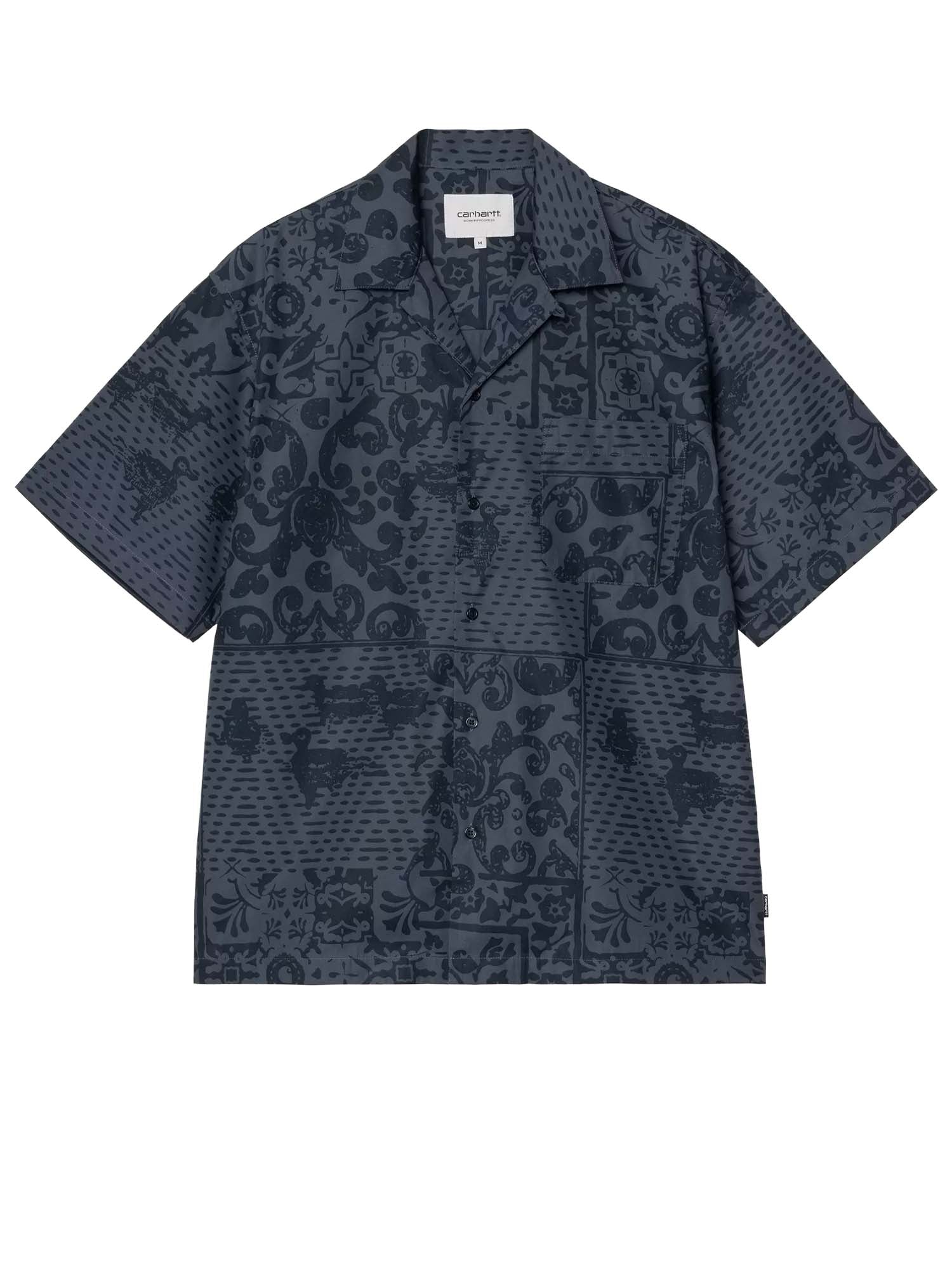 Carhartt Wip S/S Vestige Shirt Blu