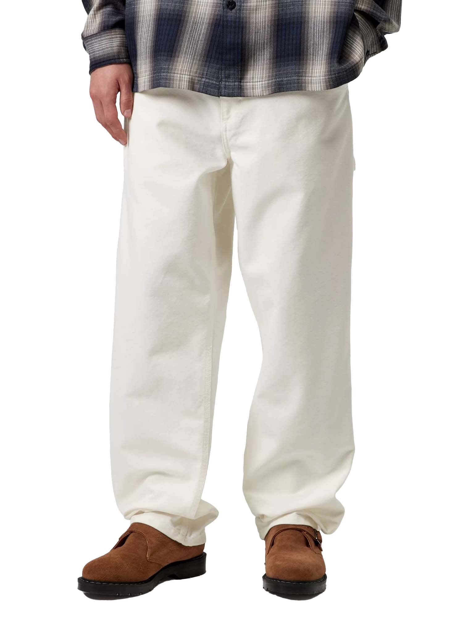 Carhartt Wip Single Knee Pant Bianco