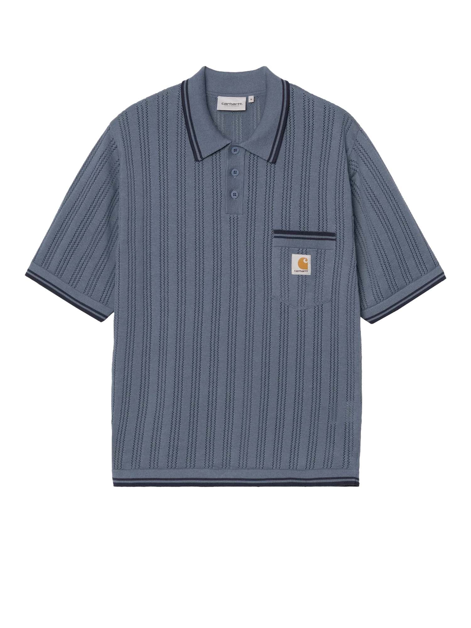 Carhartt Wip S/S Ramsey Polo Blu