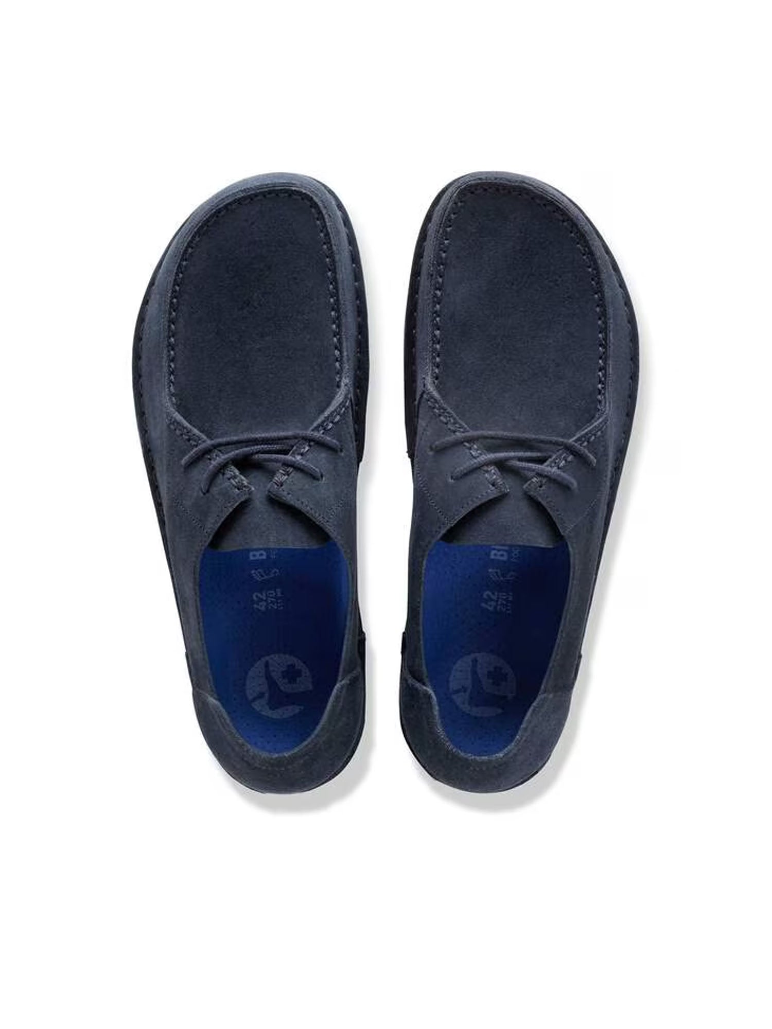Birkenstock Suede Leather Blu