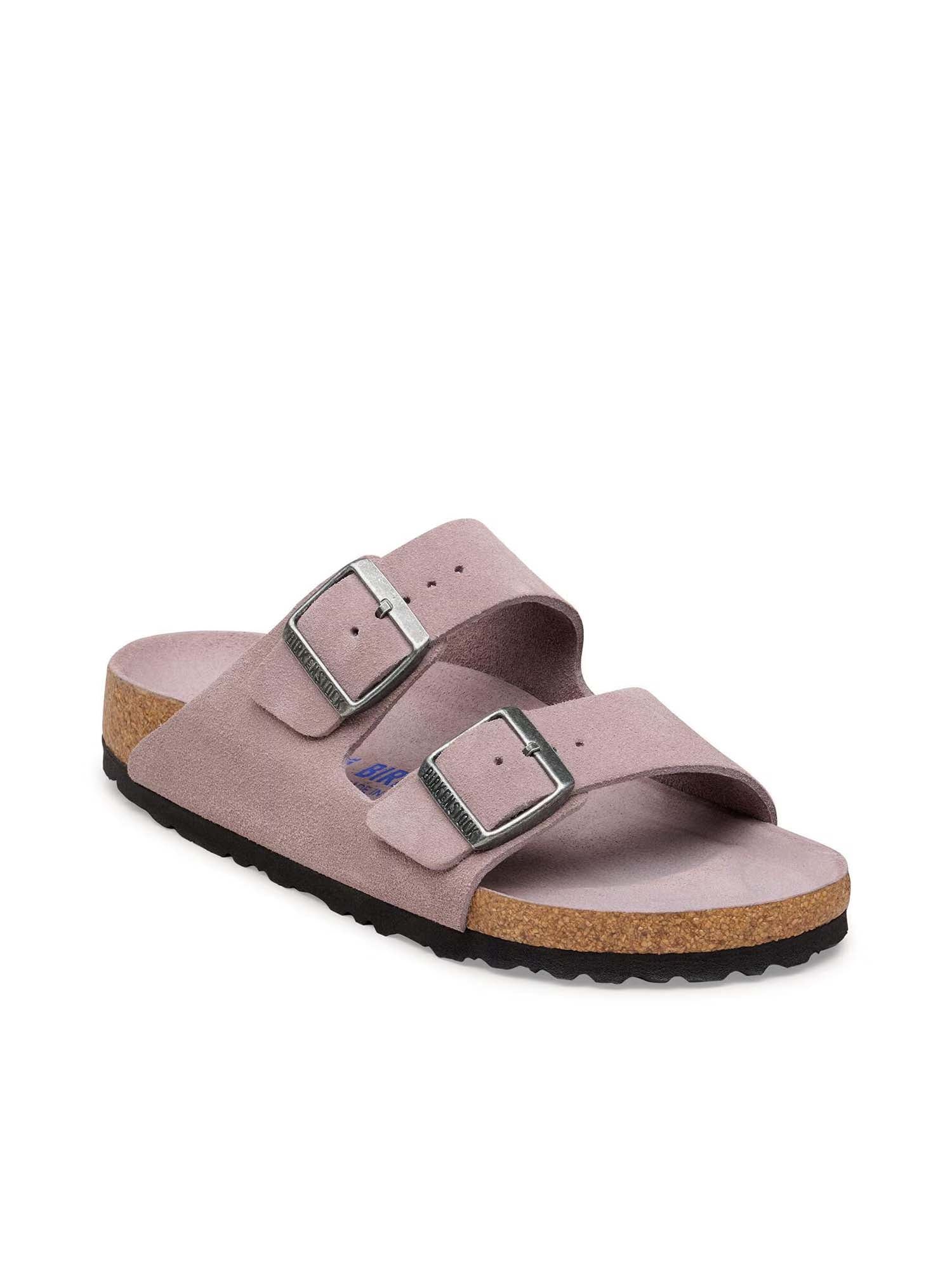 Birkenstock Arizona Plantare Morbido (Pelle scamosciata) Grigio