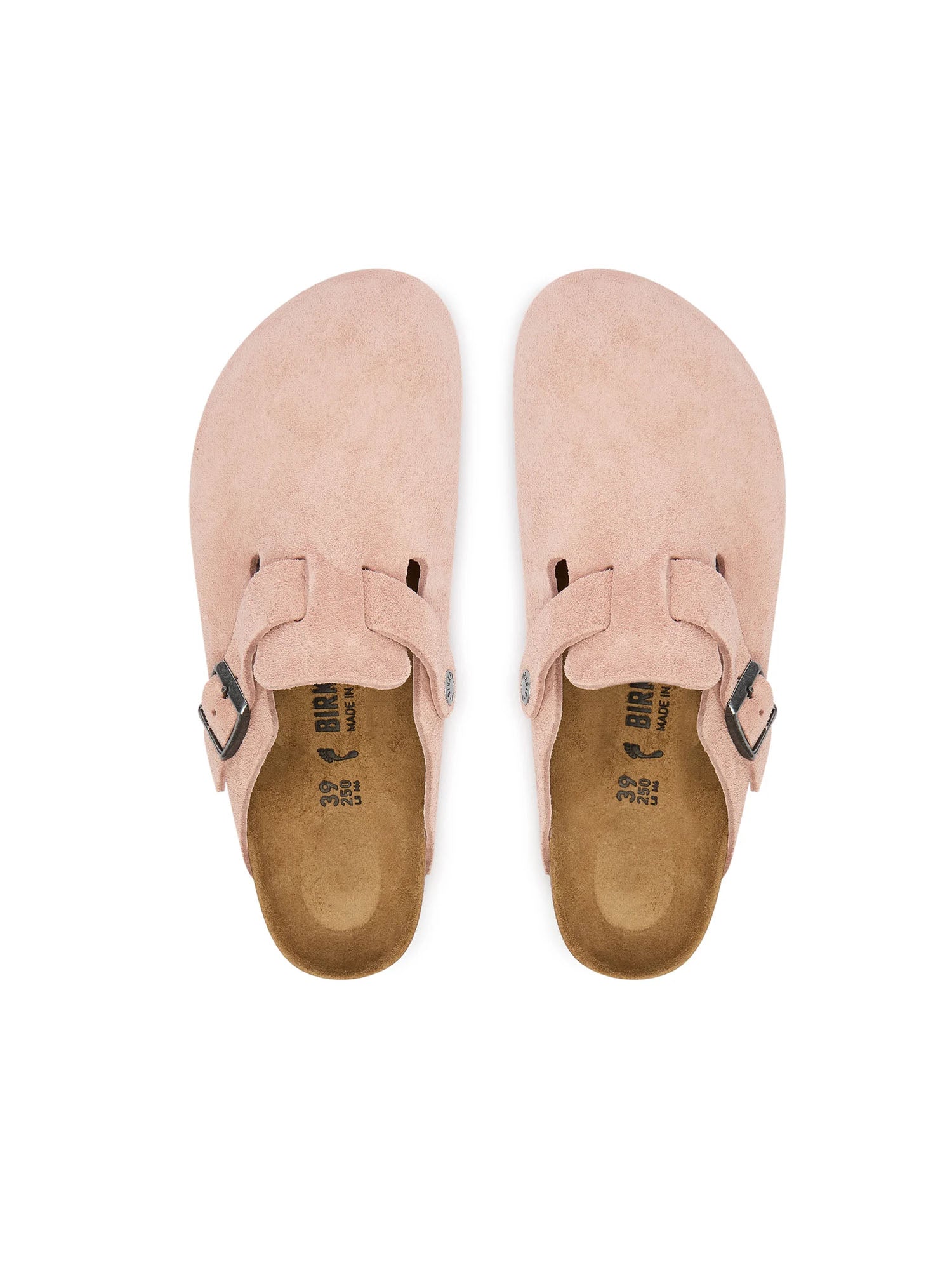 Birkenstock Boston Suede Leather Rosa