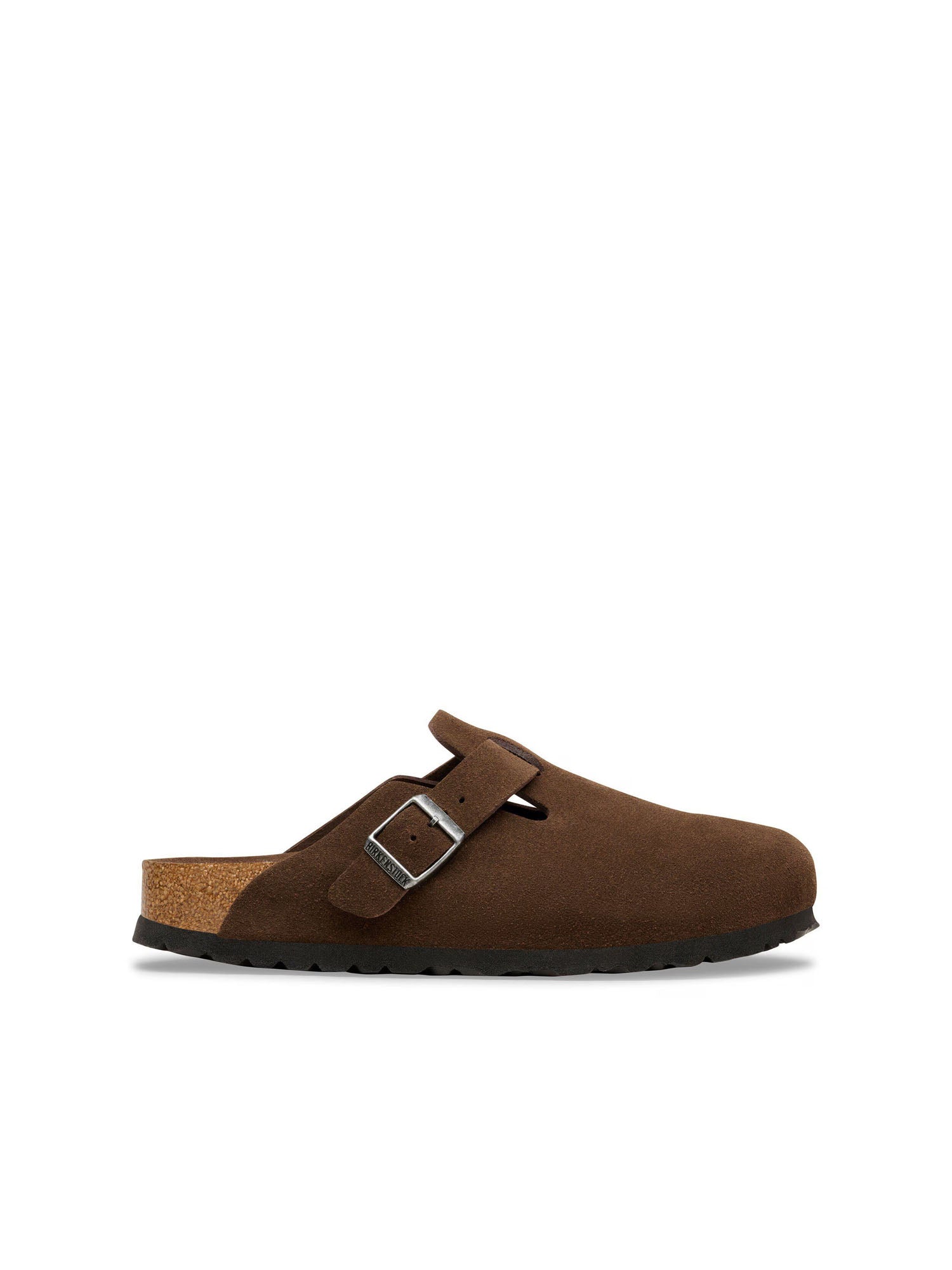 Birkenstock Boston plantare morbido (Pelle Scamosciata) Marrone