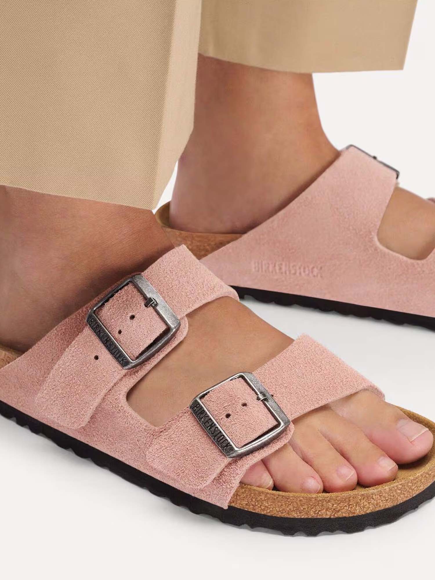 Birkenstock Arizona (Pelle scamosciata) Rosa