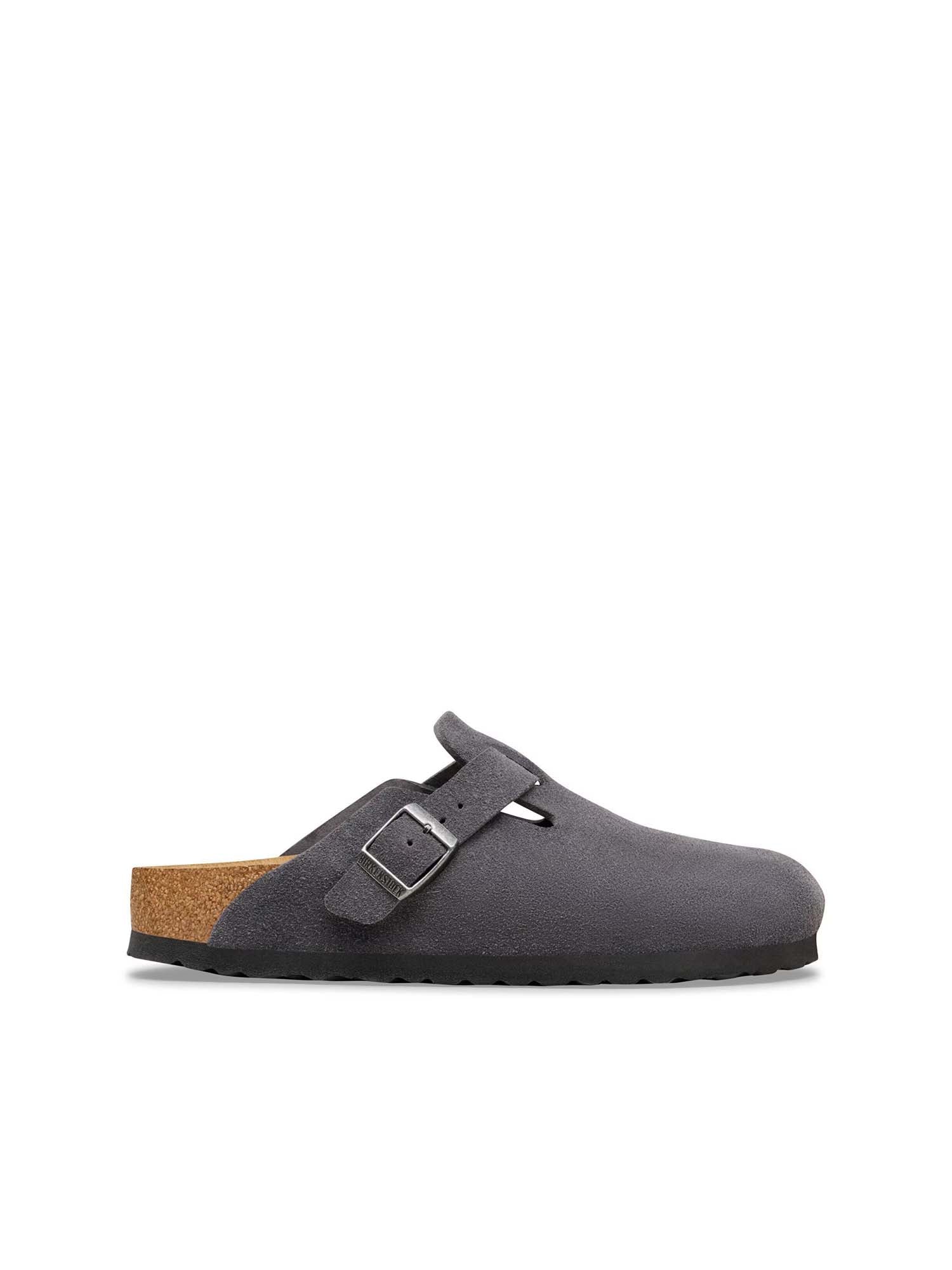 Birkenstock Boston (Pelle scamosciata) Grigio
