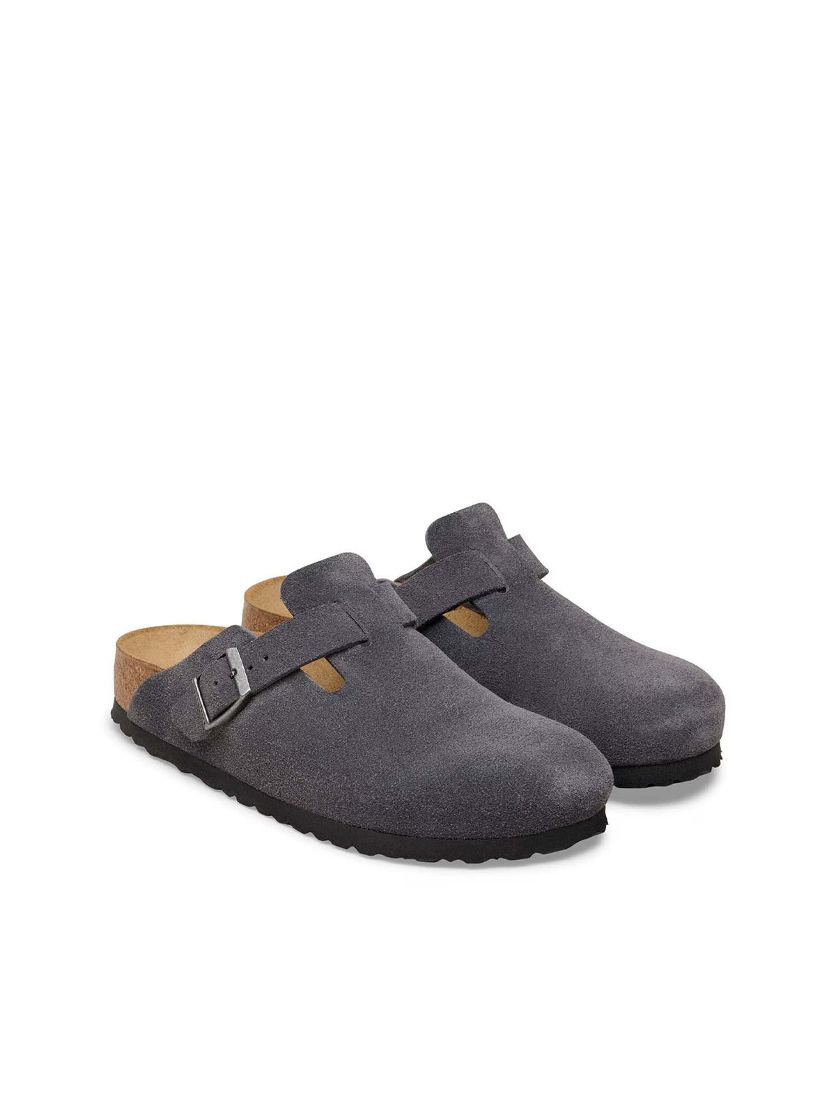Birkenstock Boston (Pelle scamosciata) Grigio