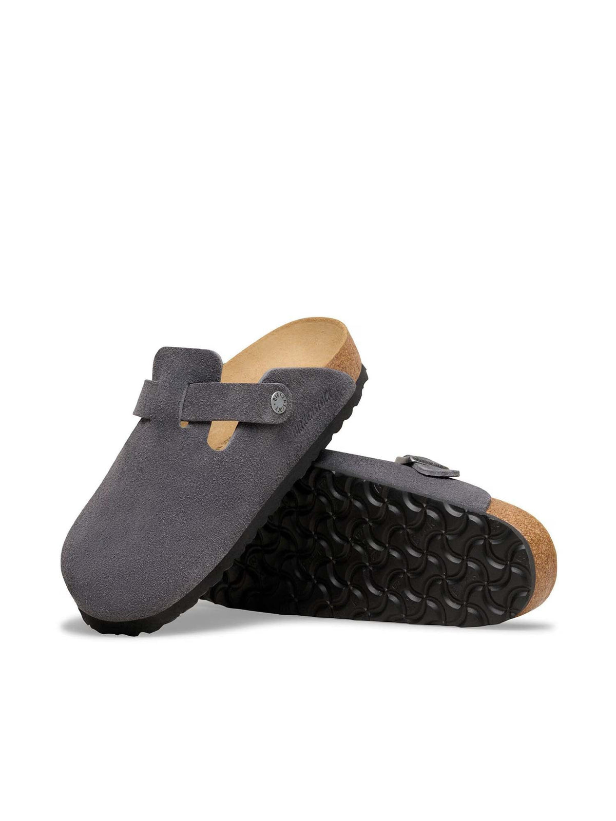 Birkenstock Boston (Pelle scamosciata) Grigio