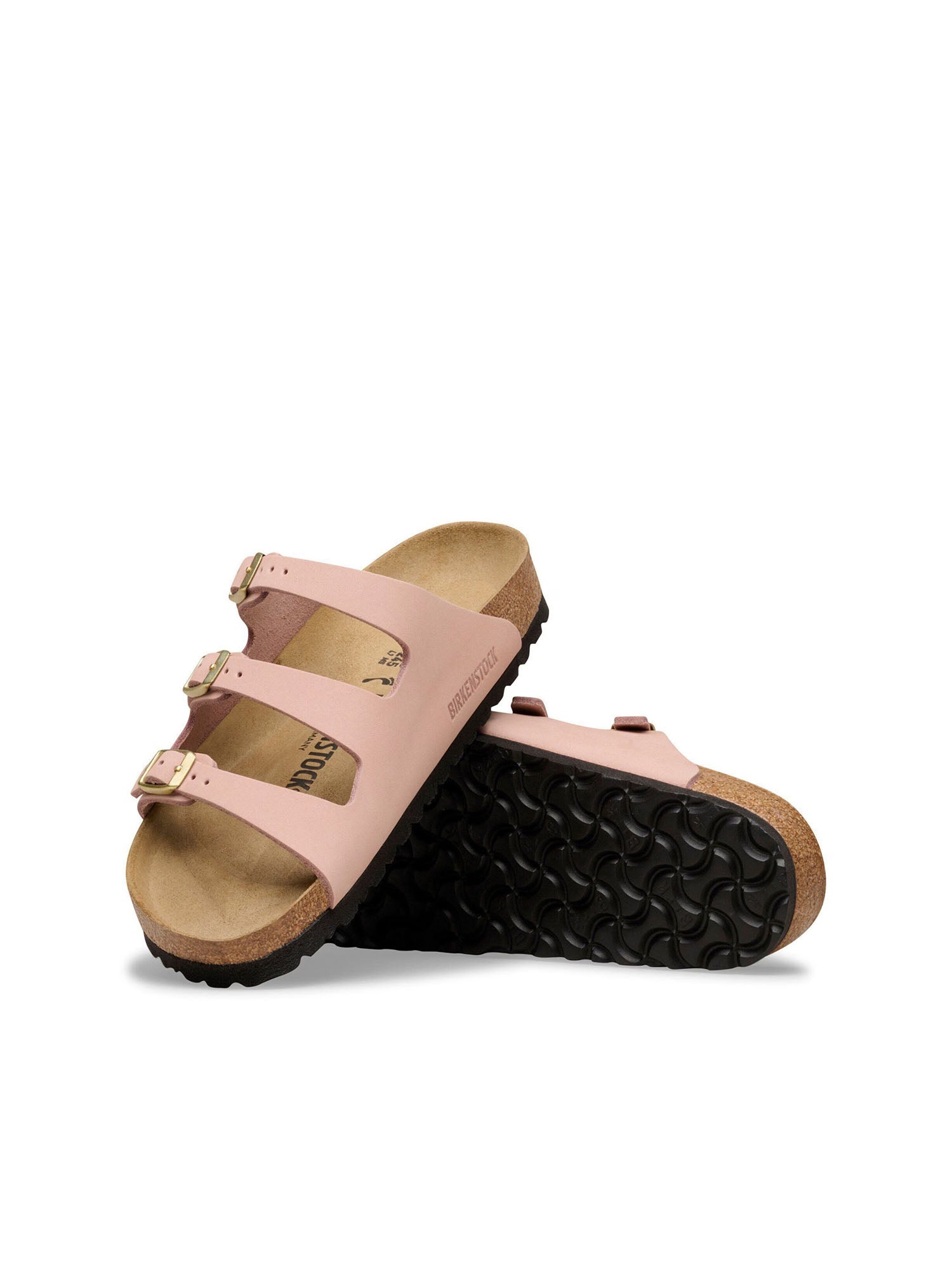 Birkenstock Florida Nubuck Leather Rosa