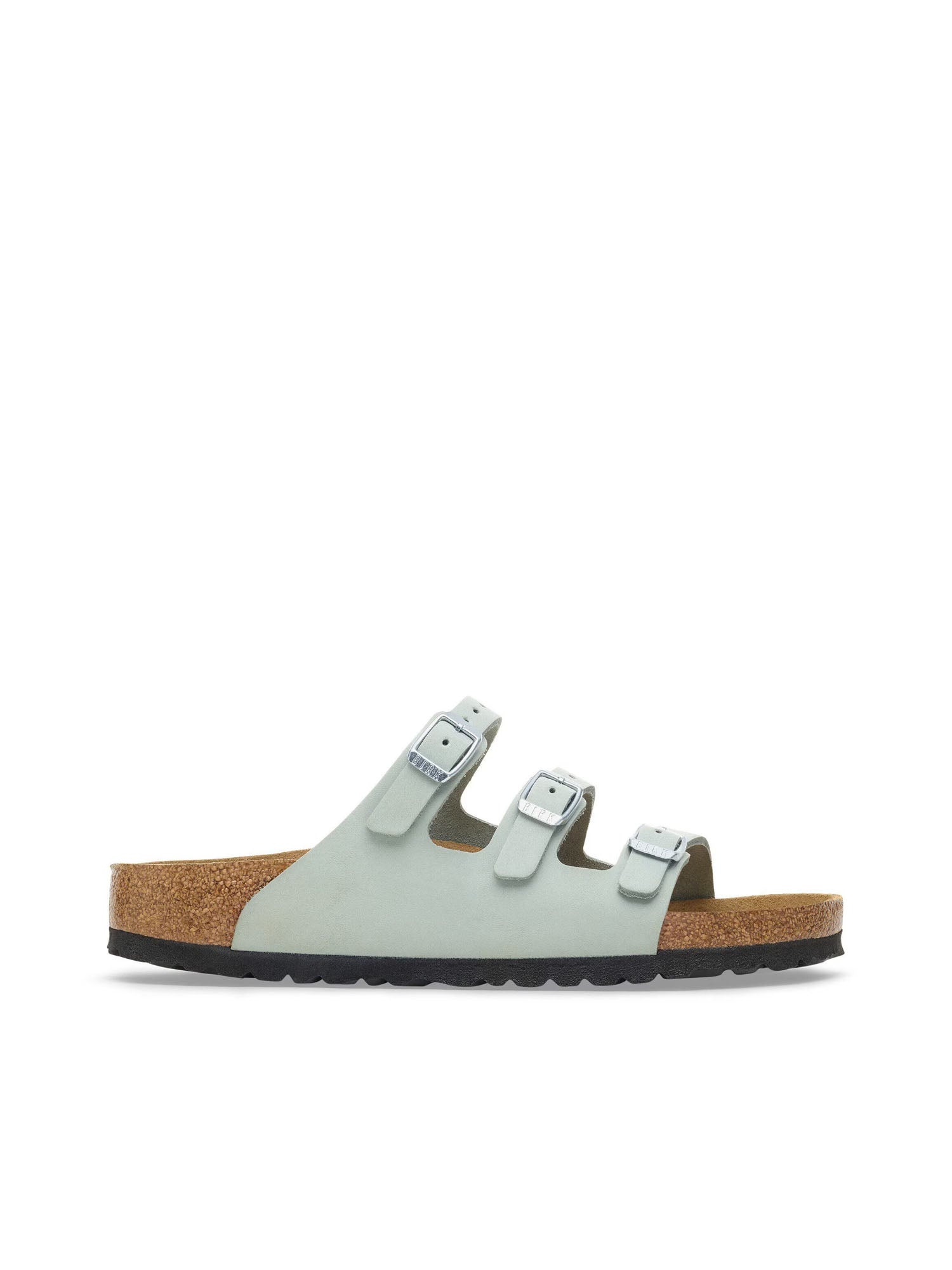 Birkenstock Florida Nubuck Leather Grigio