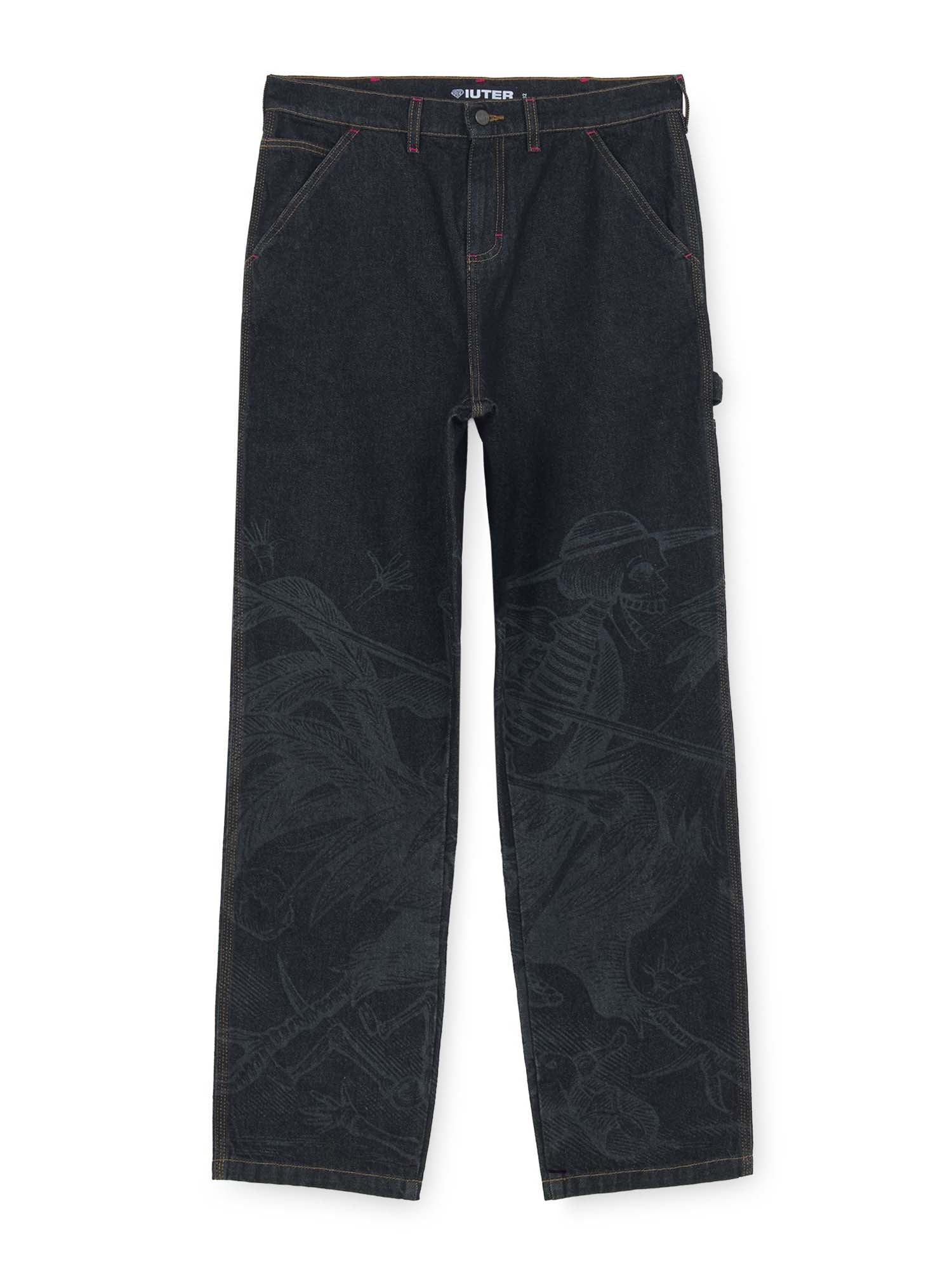 Iuter Iuter x Espolòn Tequila Carpenter Denim Pants Nero